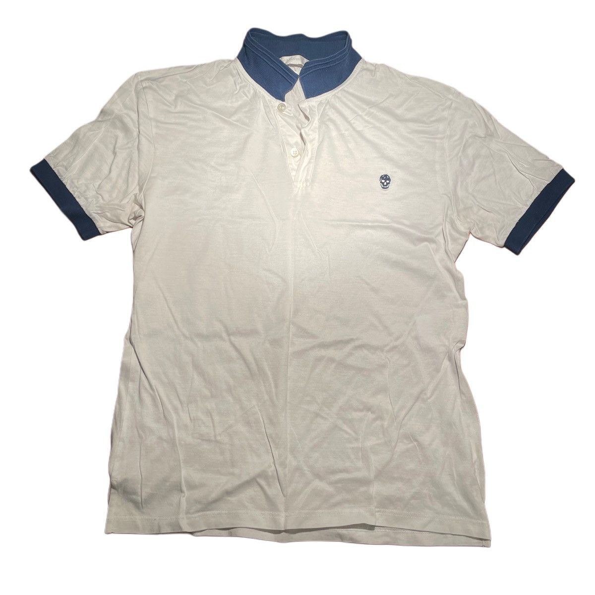 Alexander McQueen Skull Logo Polo Shirt Size US S / EU 44-46 / 1 - 1 Thumbnail