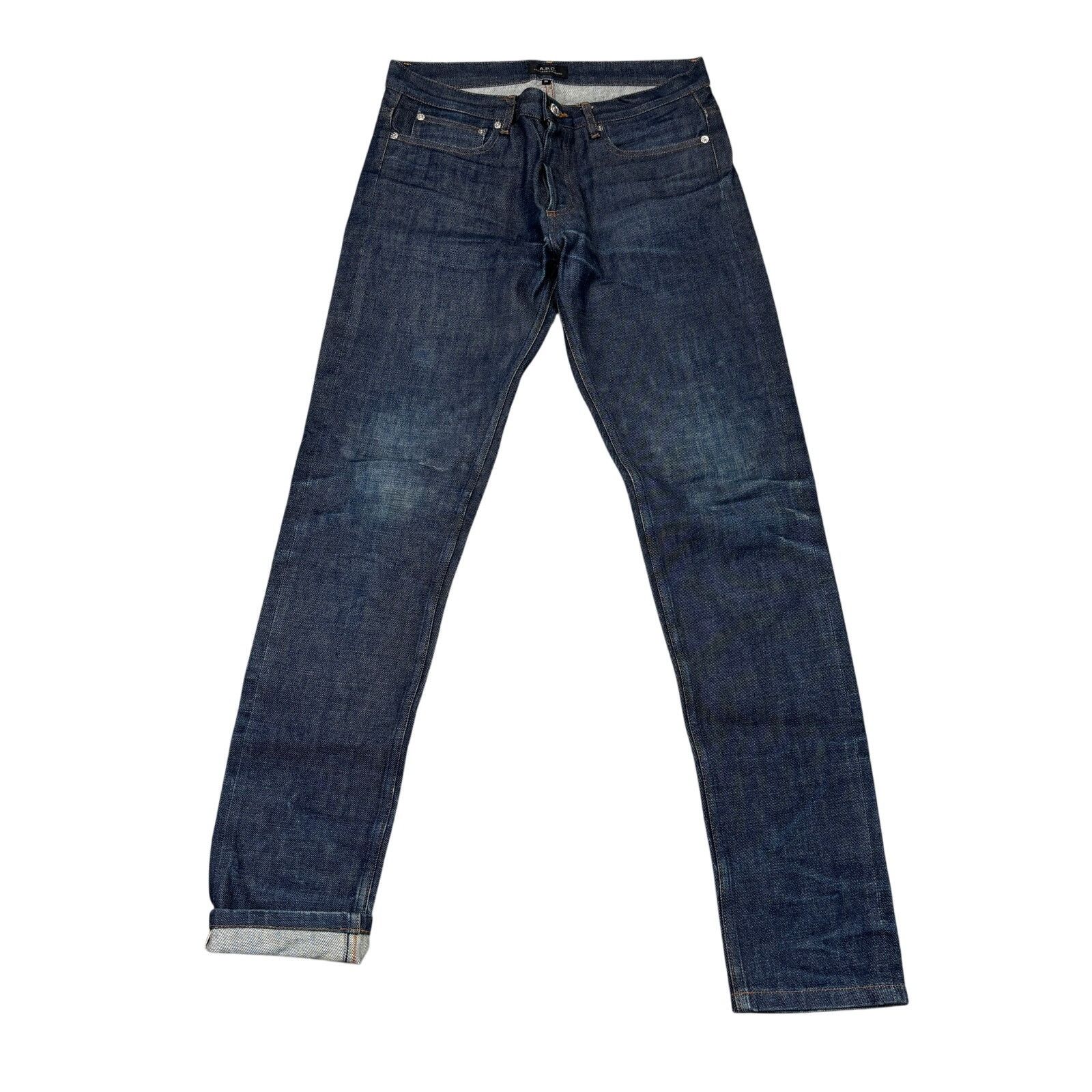 Petit New Standard Slim Fit Selvedge Jeans Mens 30x33