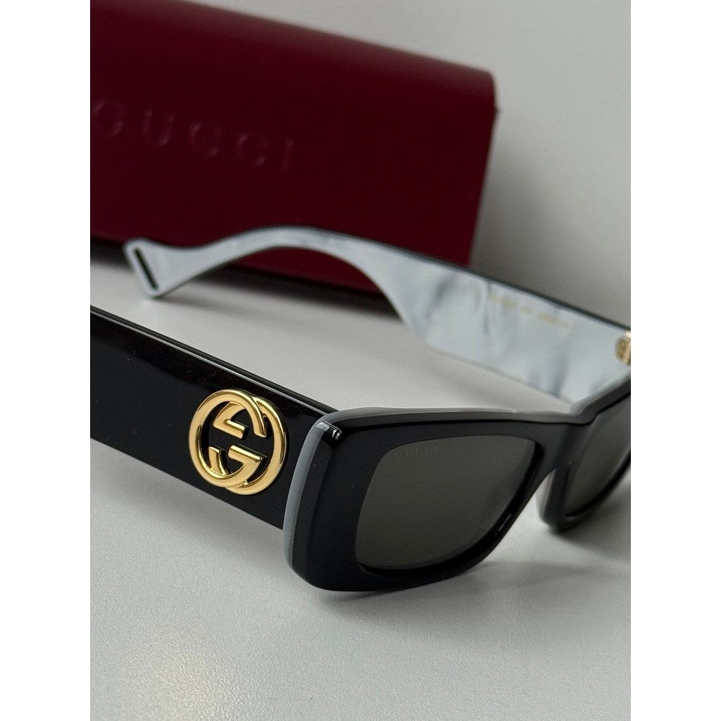 Gucci NEW Gucci GG0516S 001 Black Sunglasses $435 Size ONE SIZE - 4 Thumbnail