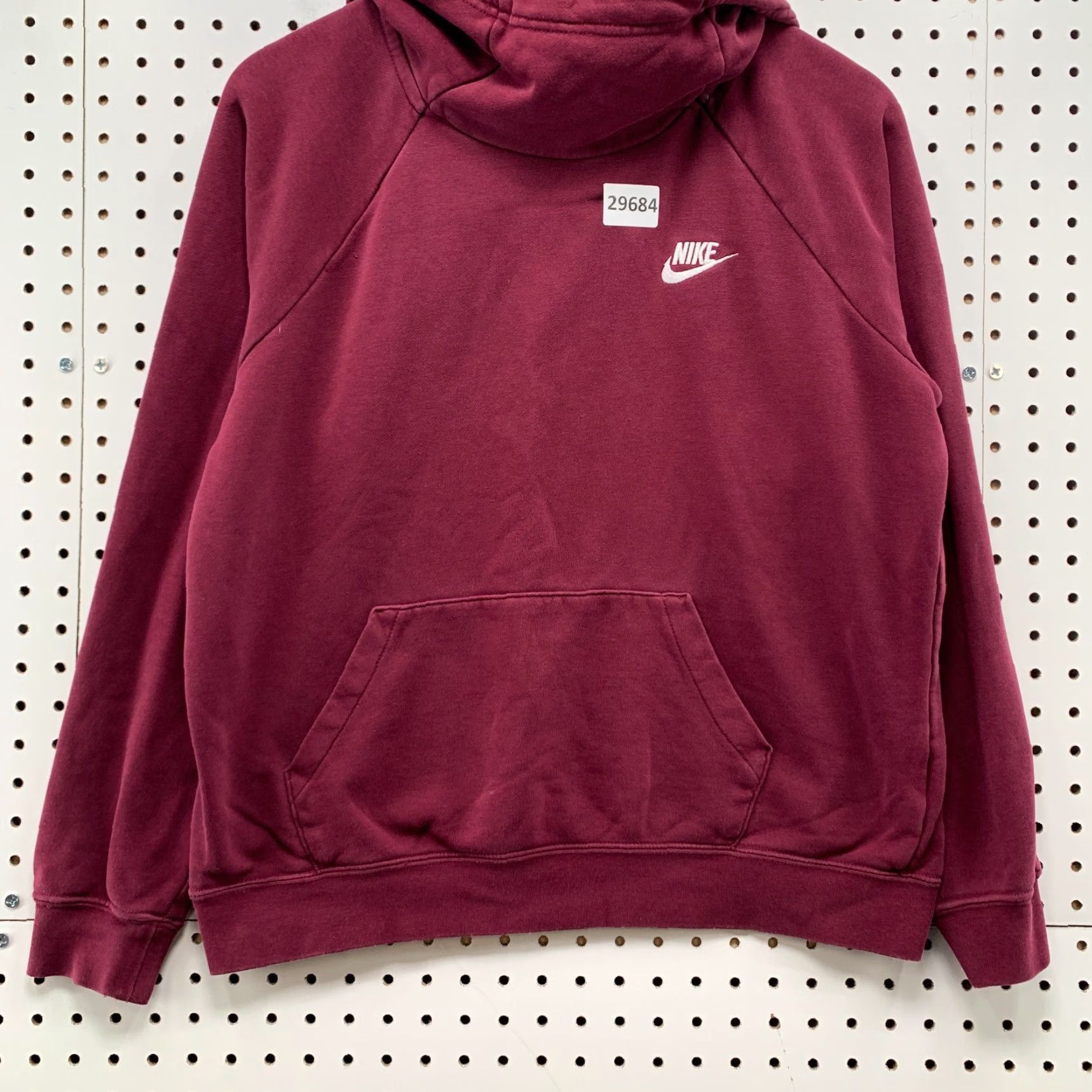 Nike Nike Women's Hoodie Adult Medium Burgundy Cowl Neck Embroidered Swoosh Size M / US 6-8 / IT 42-44 - 6 Thumbnail