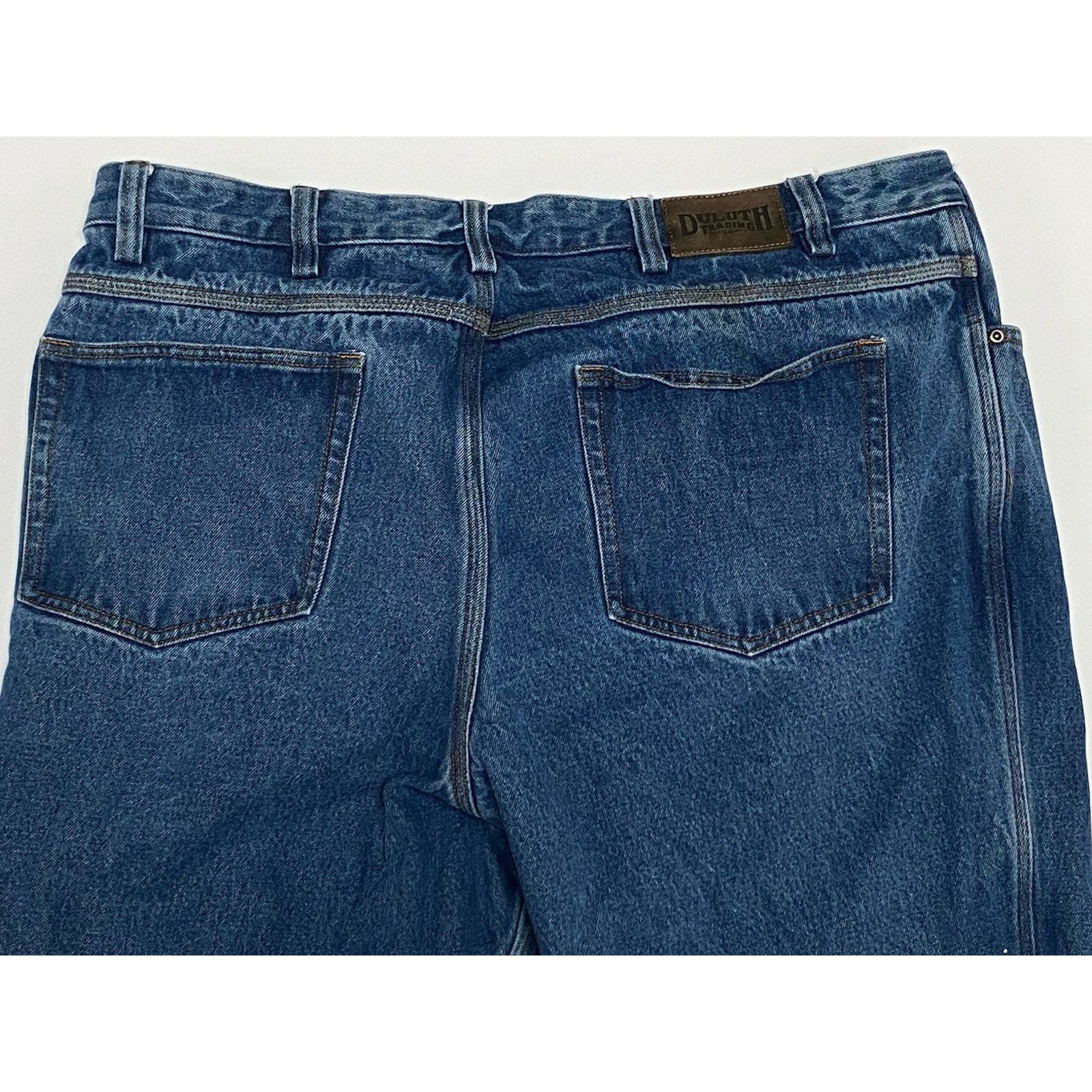 Duluth Trading Company Duluth Trading Flannel Lined Jeans Men's Size 44x30 Denim Size US 44 / EU 60 - 11 Thumbnail