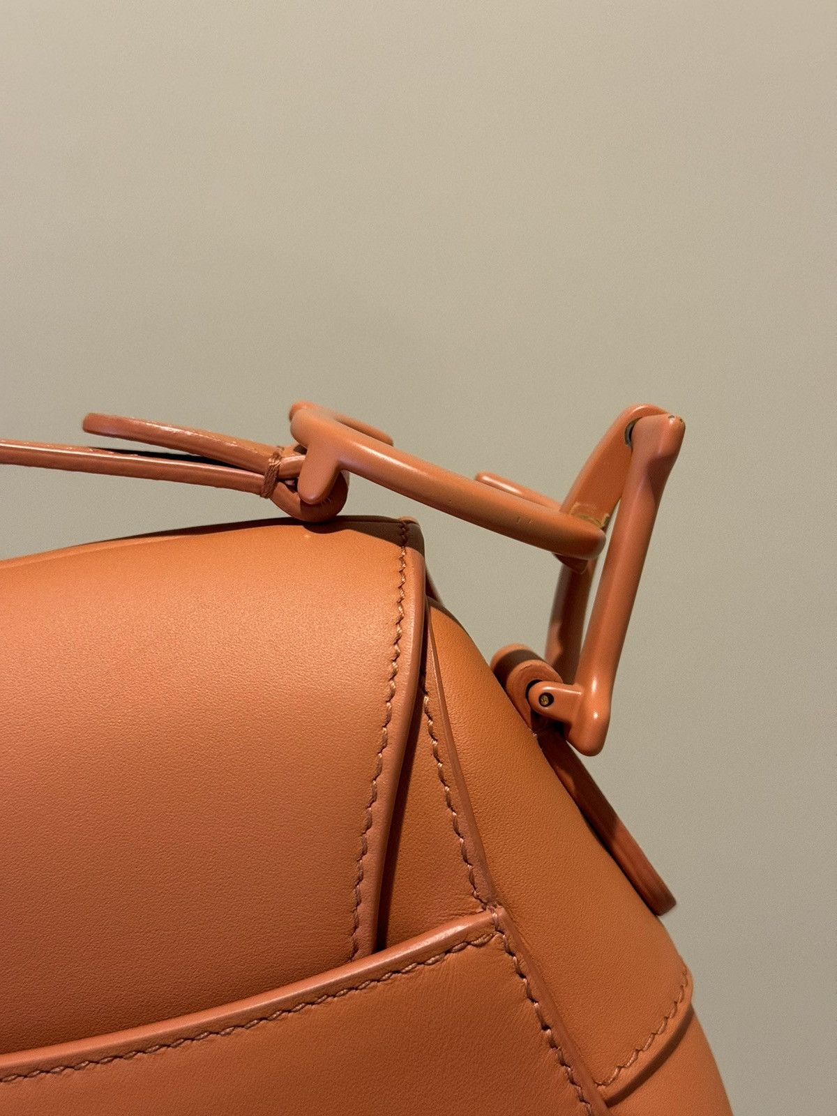 Dior Dior Ultra Matte Saddle Bag Orange Leather Medium Size ONE SIZE - 5 Thumbnail