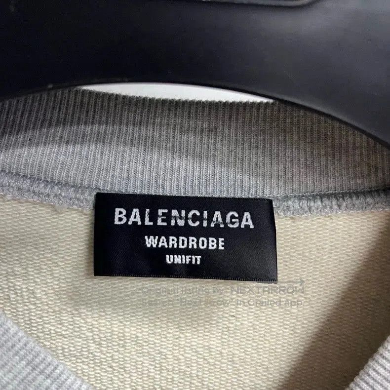 Balenciaga Balenciaga Grey Logo Print Sweatshirt. Size US S / EU 44-46 / 1 - 4 Thumbnail