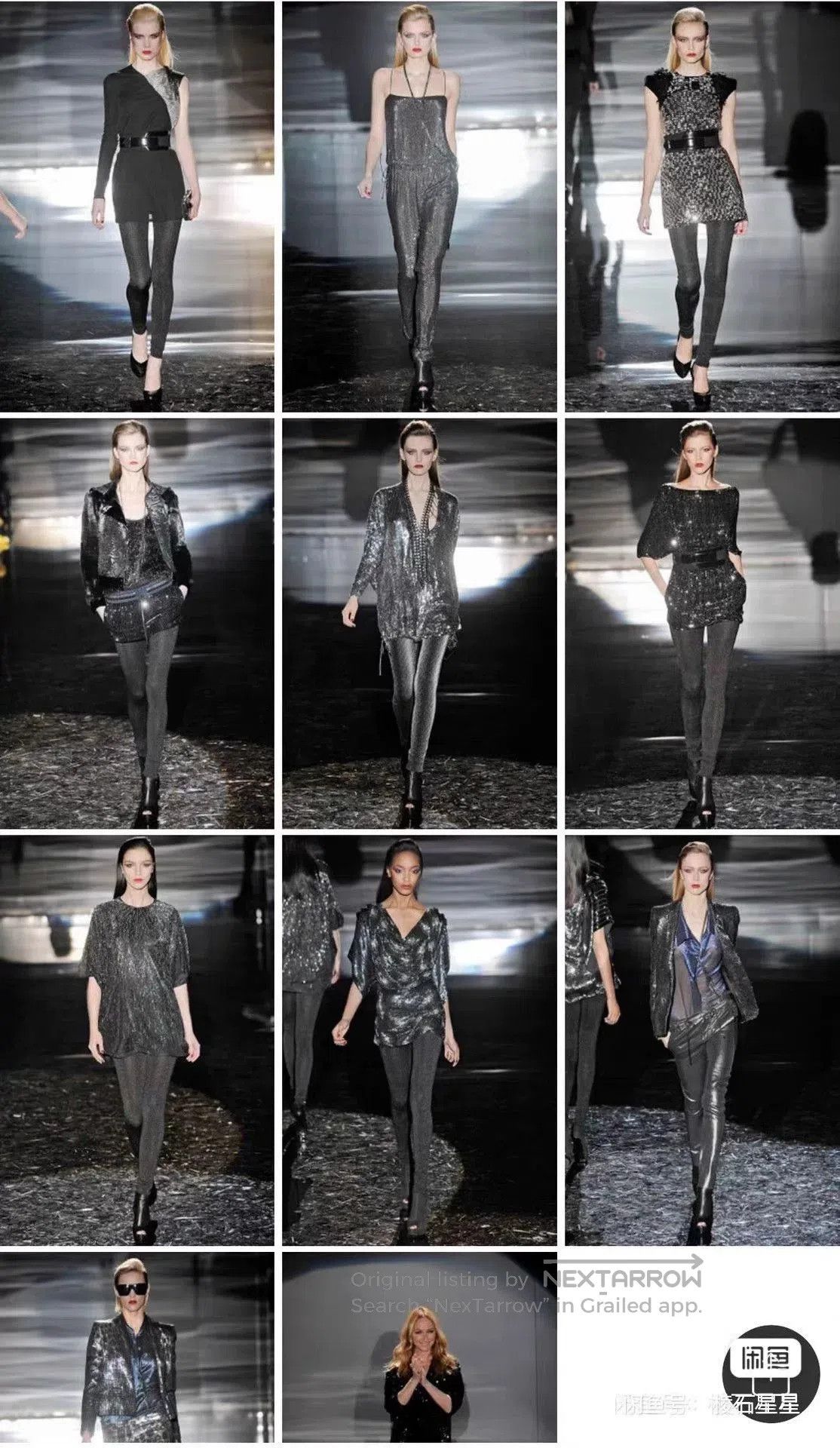 Gucci Gucci Runway Shiny Knit T-shirt. Size M / US 6-8 / IT 42-44 - 3 Thumbnail