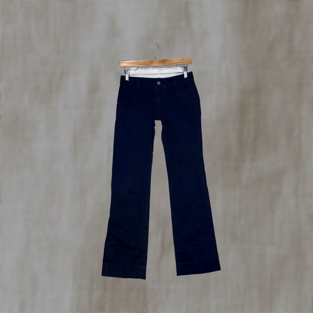 Dickies Dickies Women Navy Blue Flat Front Straight Leg Pants Size 3 Size 29" - 1 Thumbnail