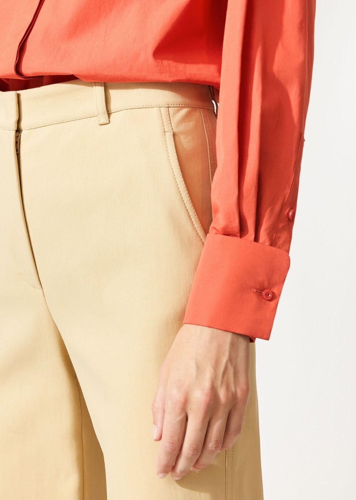 Loro Piana o1srvl11e0824 Kaplan Pant in Ivory Size 27" / US 4 / IT 40 - 4 Thumbnail