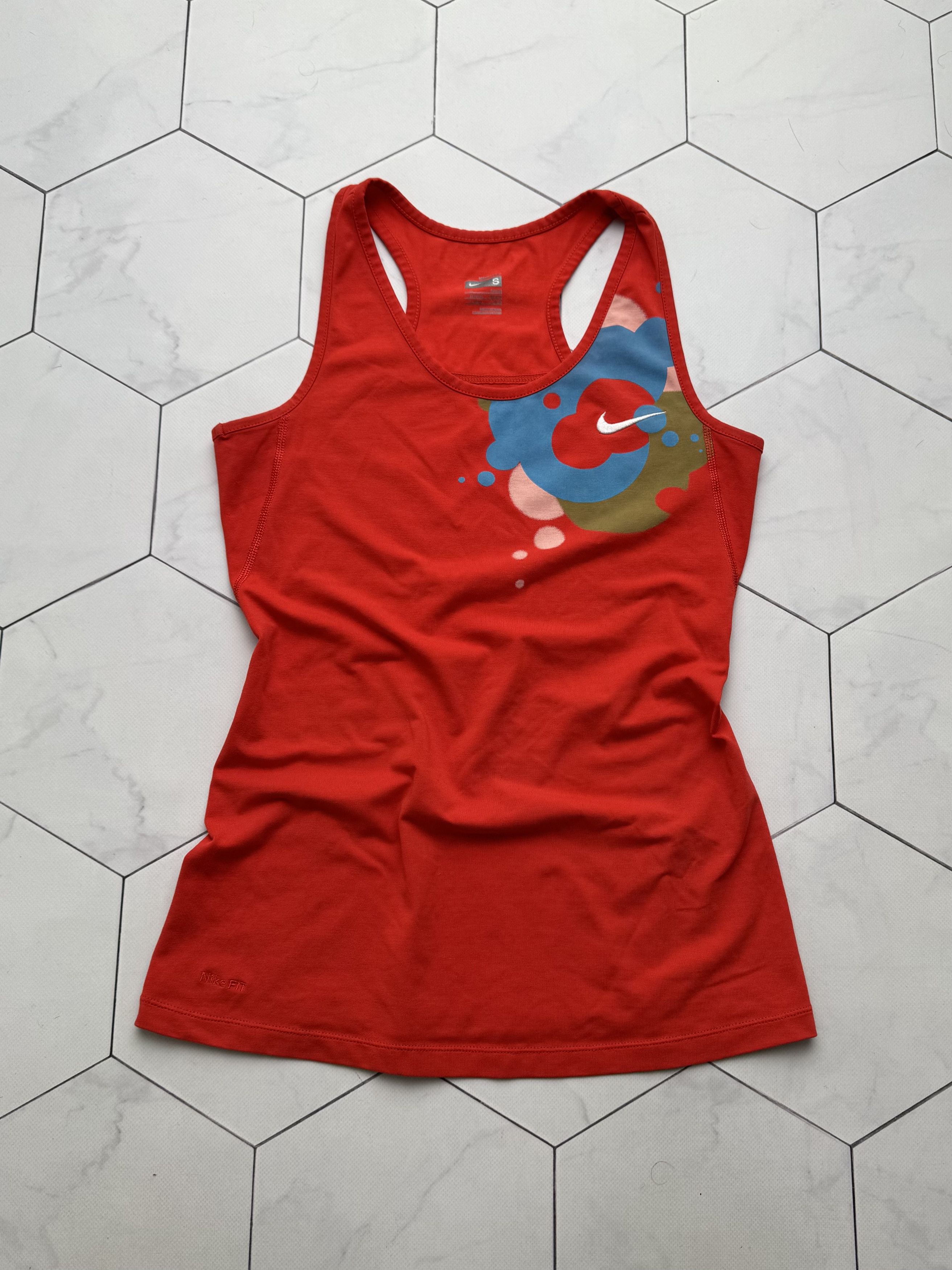 Nike Vintage Nike Women's Tank Top Racerback Running Workout B4 Size S / US 4 / IT 40 - 1 Thumbnail