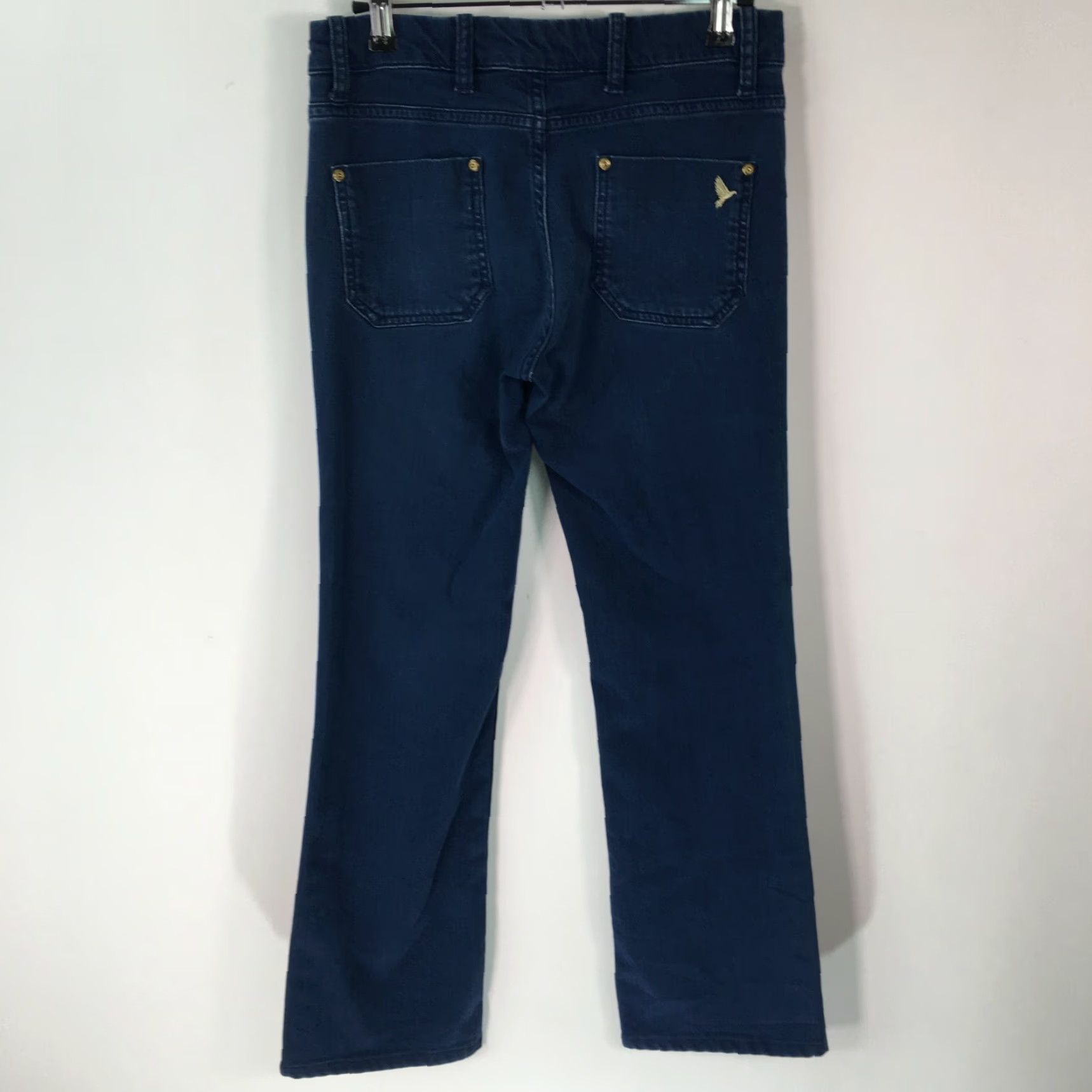 Vintage MiH Jeans Womens The London Mid Rise Subtle Bootcut Blue Denim Jeans Size 27 Size 30" / US 8 / IT 44 - 2 Thumbnail