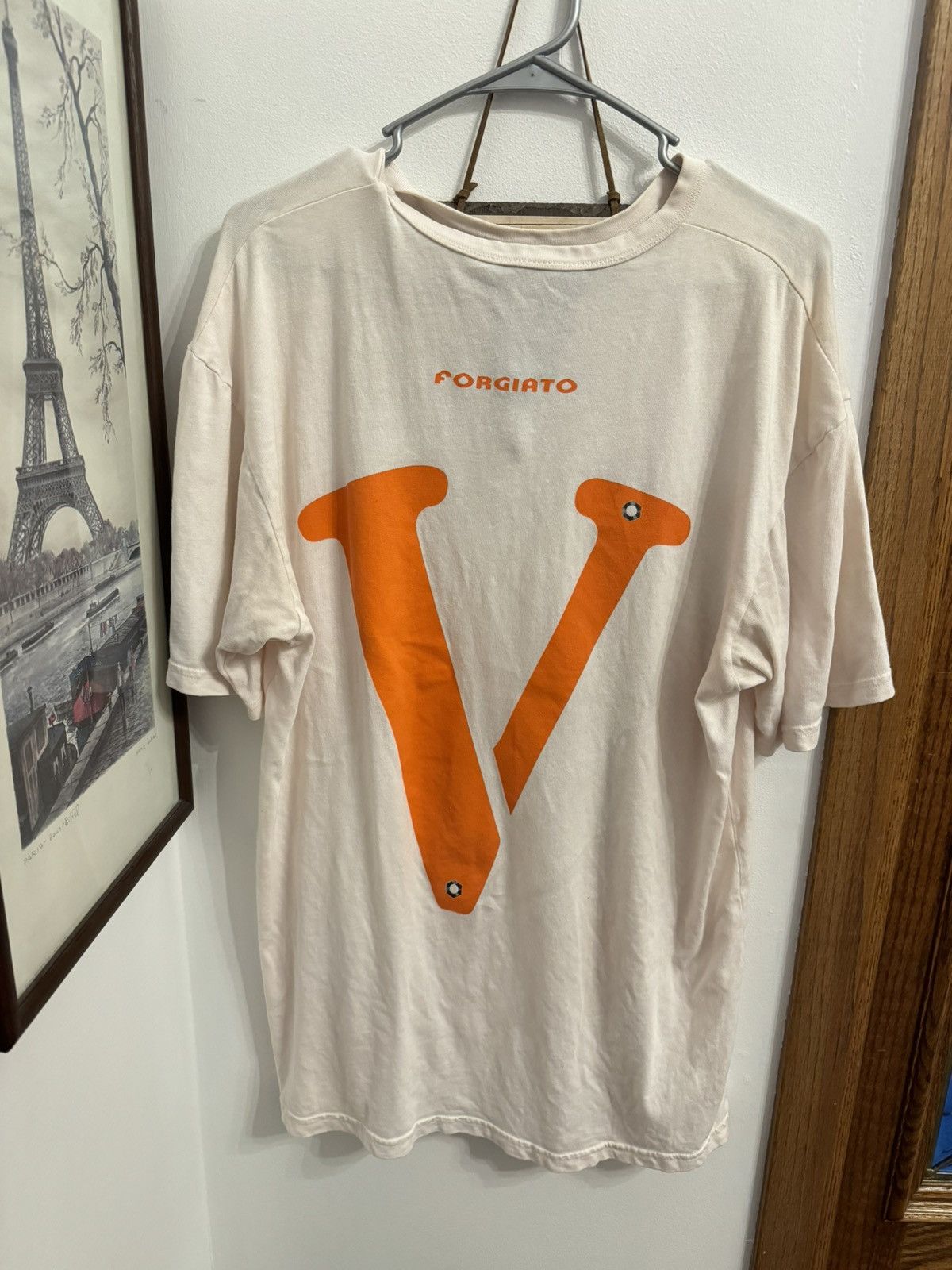 image of Vlone Forgiato Sample in White, Men's (Size Medium)