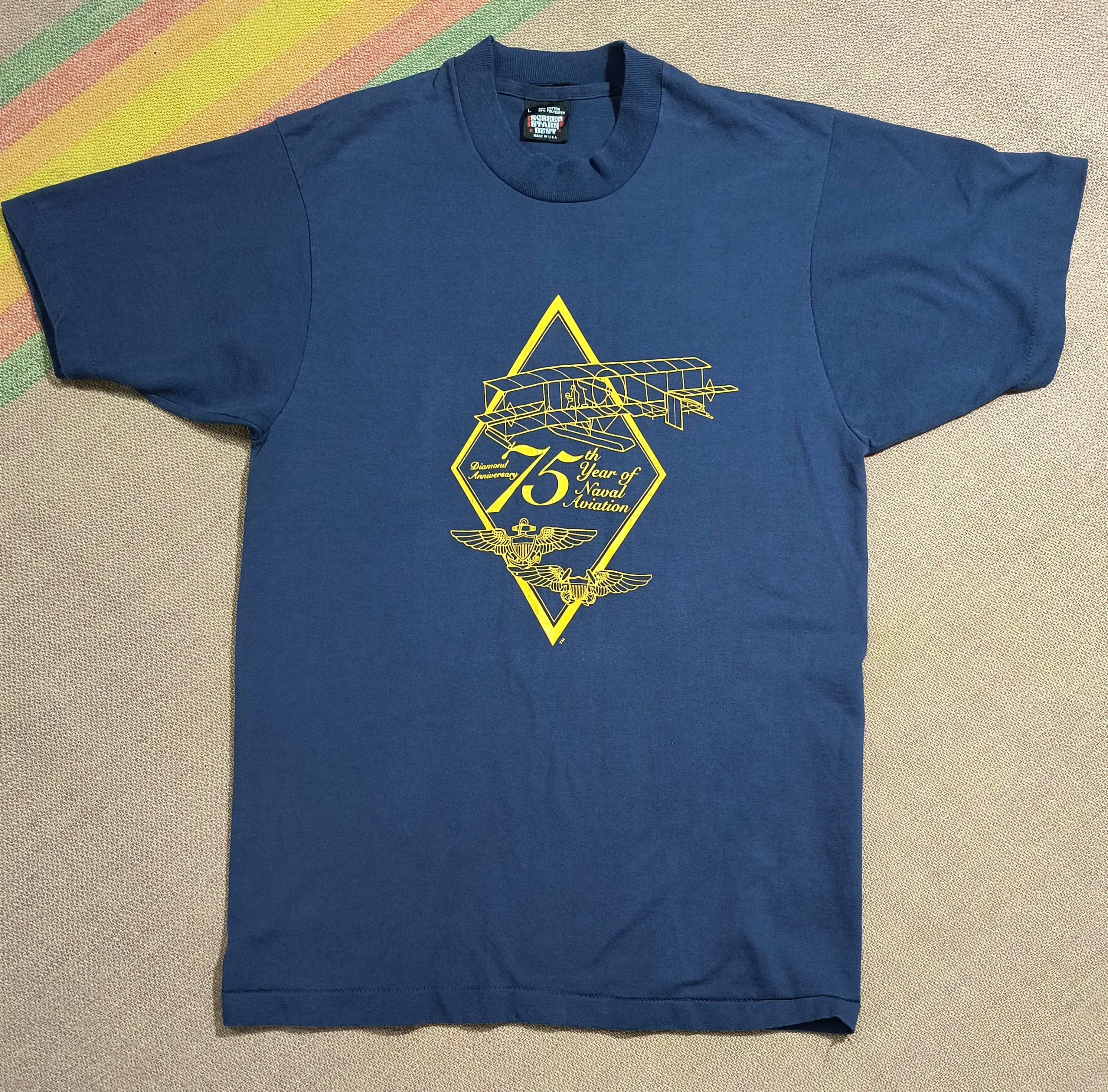 Other 75th anniversary naval aviation 1986 tee Size US L / EU 52-54 / 3 - 2 Thumbnail