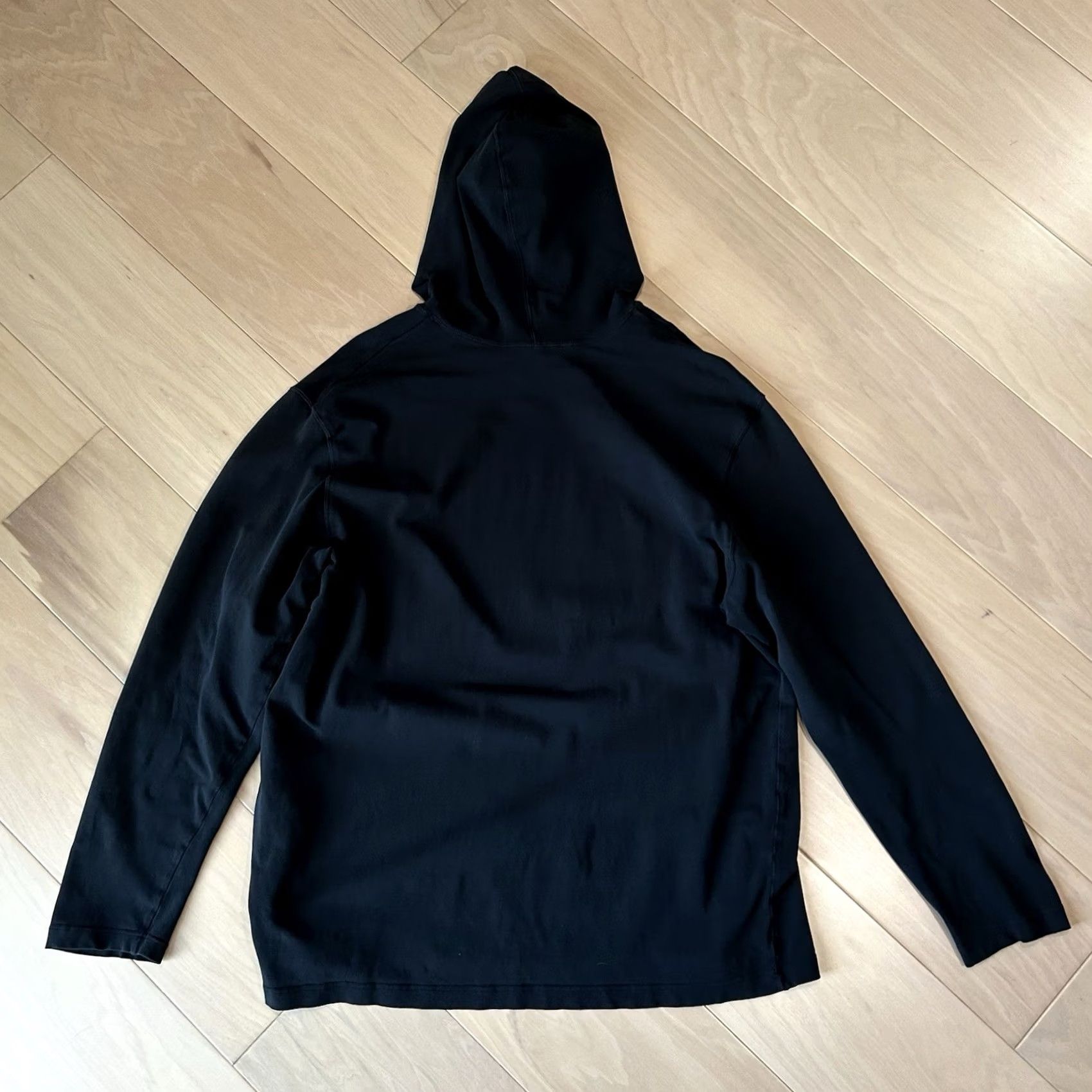 Nike VINTAGE Nike Essentials Center Swoosh Hooded Pullover Men XL Black Long Sleeve Pullover Comfort Embroidered Logo 90s Vtg Y2K Gym & Training Mens Size US XL / EU 56 / 4 - 5 Thumbnail