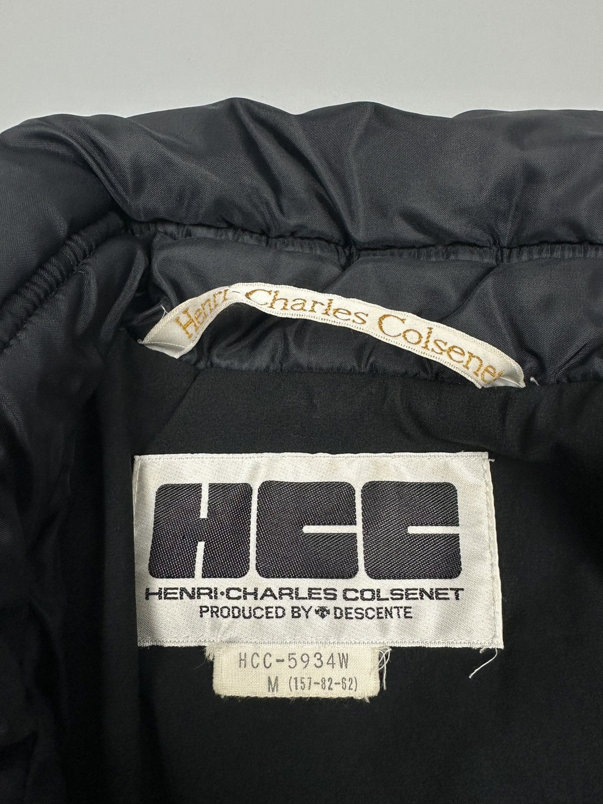 Designer Vintage Henri Charles Colsenet Puffer Jacket Size US M / EU 48-50 / 2 - 9 Thumbnail