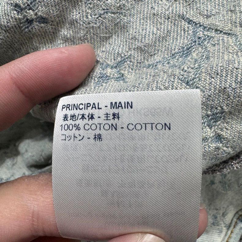 Louis Vuitton Louis Vuitton Rhinestone print full print denim jacket Size US XL / EU 56 / 4 - 4 Thumbnail