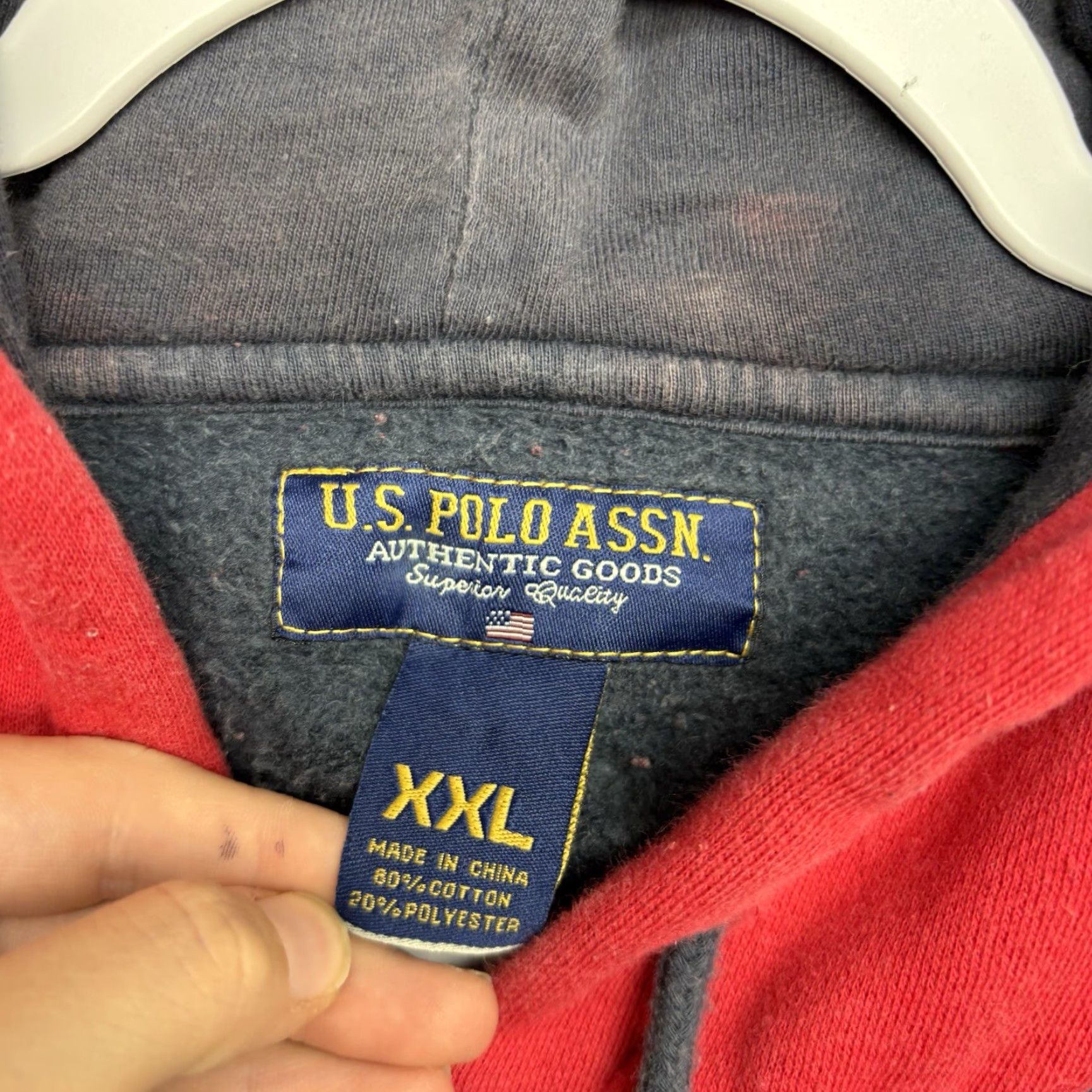 Vintage Vintage Polo ASSN Y2K Hoodie Mens 2XL Hip Hop Style Baggy Spellout Skater US Size US XXL / EU 58 / 5 - 7 Thumbnail