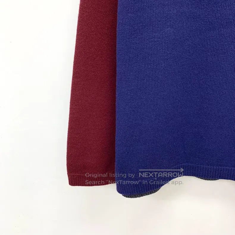 Loewe Loewe Color-blocked logo embroidered wool collar single-br Size S / US 4 / IT 40 - 4 Thumbnail