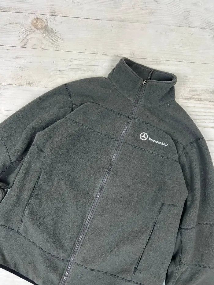 Mercedes-Benz Vintage Mercedes Benz Fleece Jacket Size US L / EU 52-54 / 3 - 2 Thumbnail
