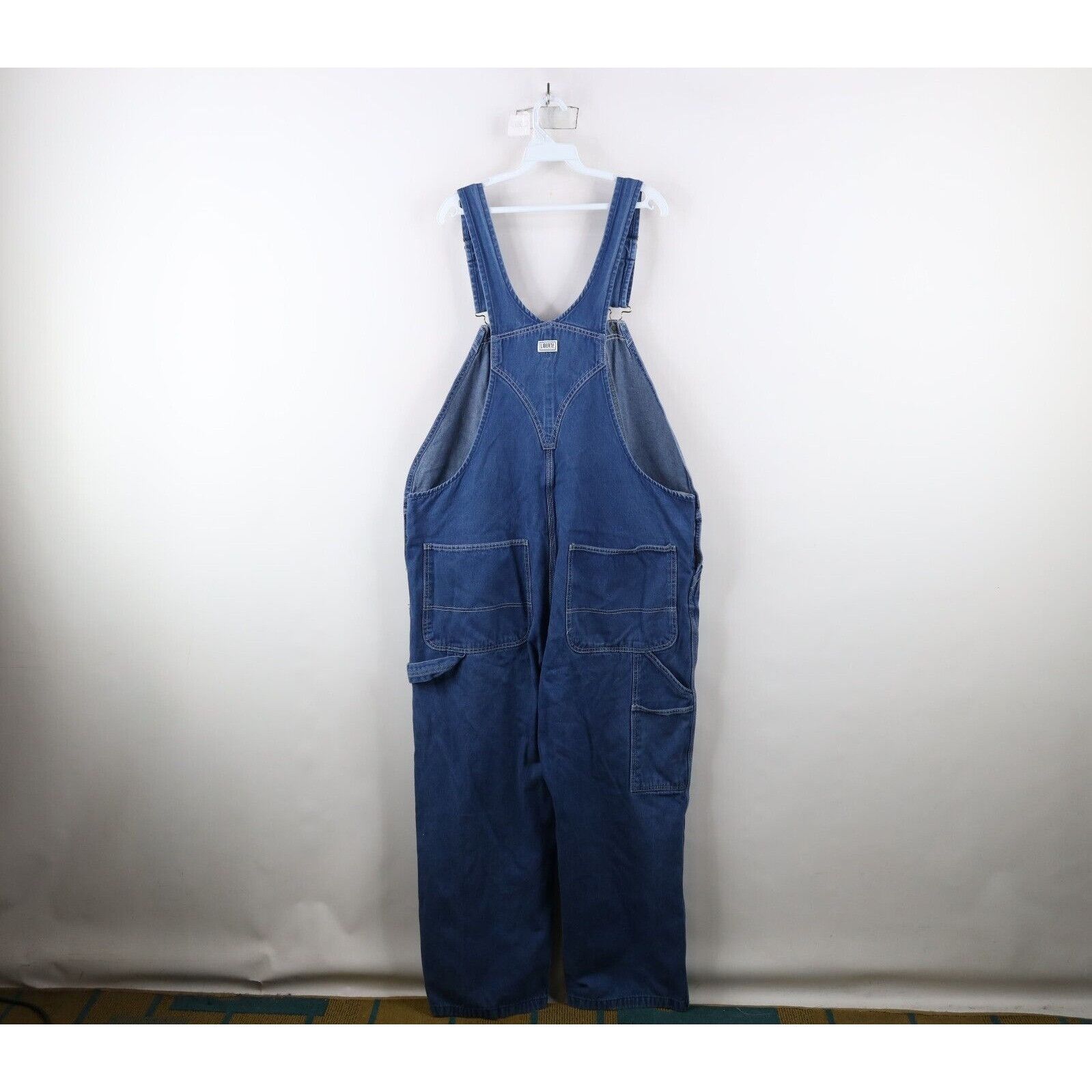 Vintage Vintage 90s Streetwear Faded Wide Leg Denim Jean Overalls Size US 44 / EU 60 - 16 Thumbnail