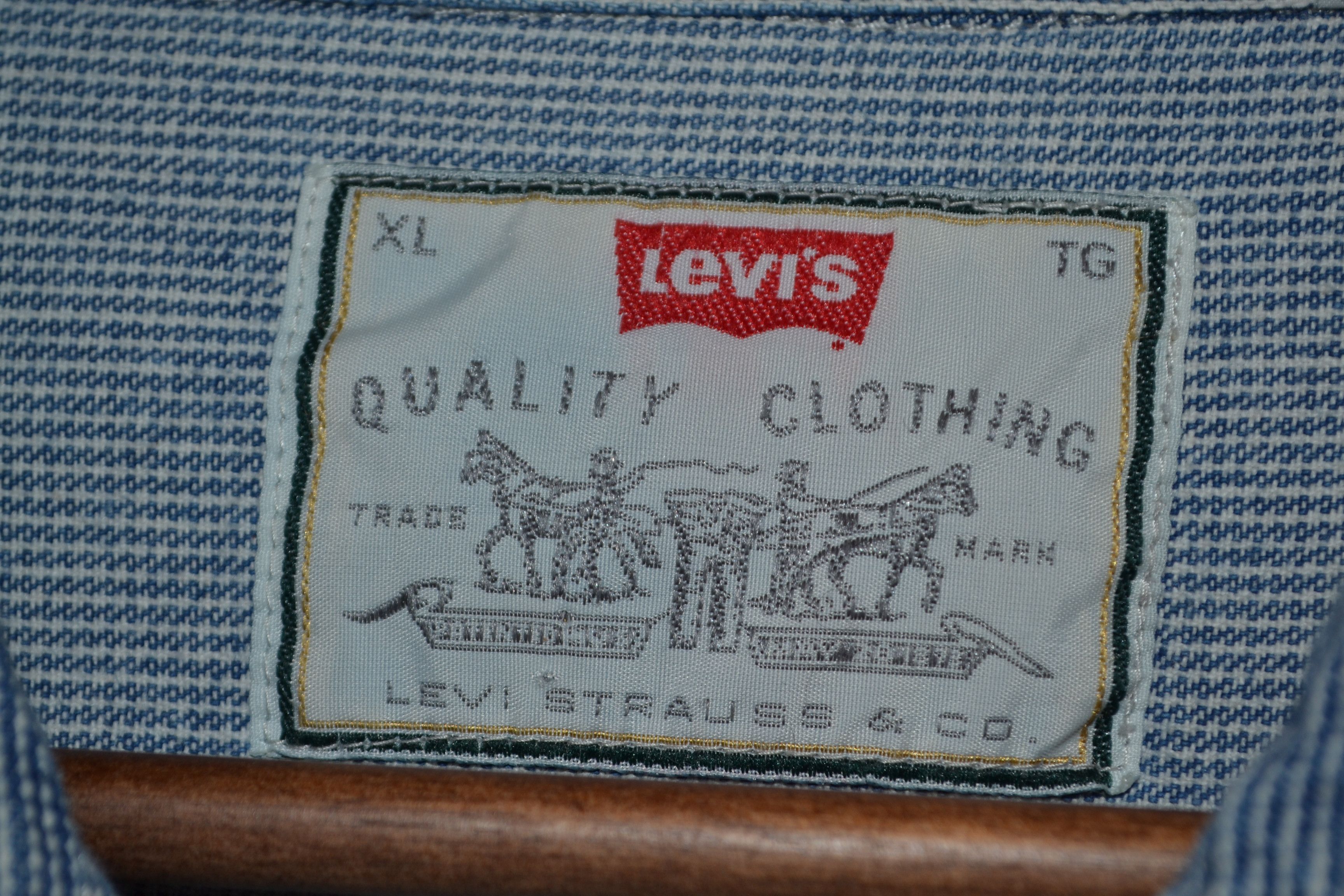Levi's Levi's Vintage 1990s Shirt Striped XL Oversized Size US XL / EU 56 / 4 - 6 Thumbnail