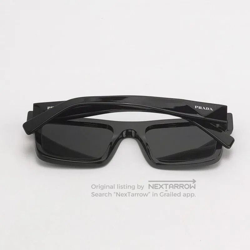 Prada Prada Symbol Black Logo Sunglasses. Size ONE SIZE - 2 Thumbnail