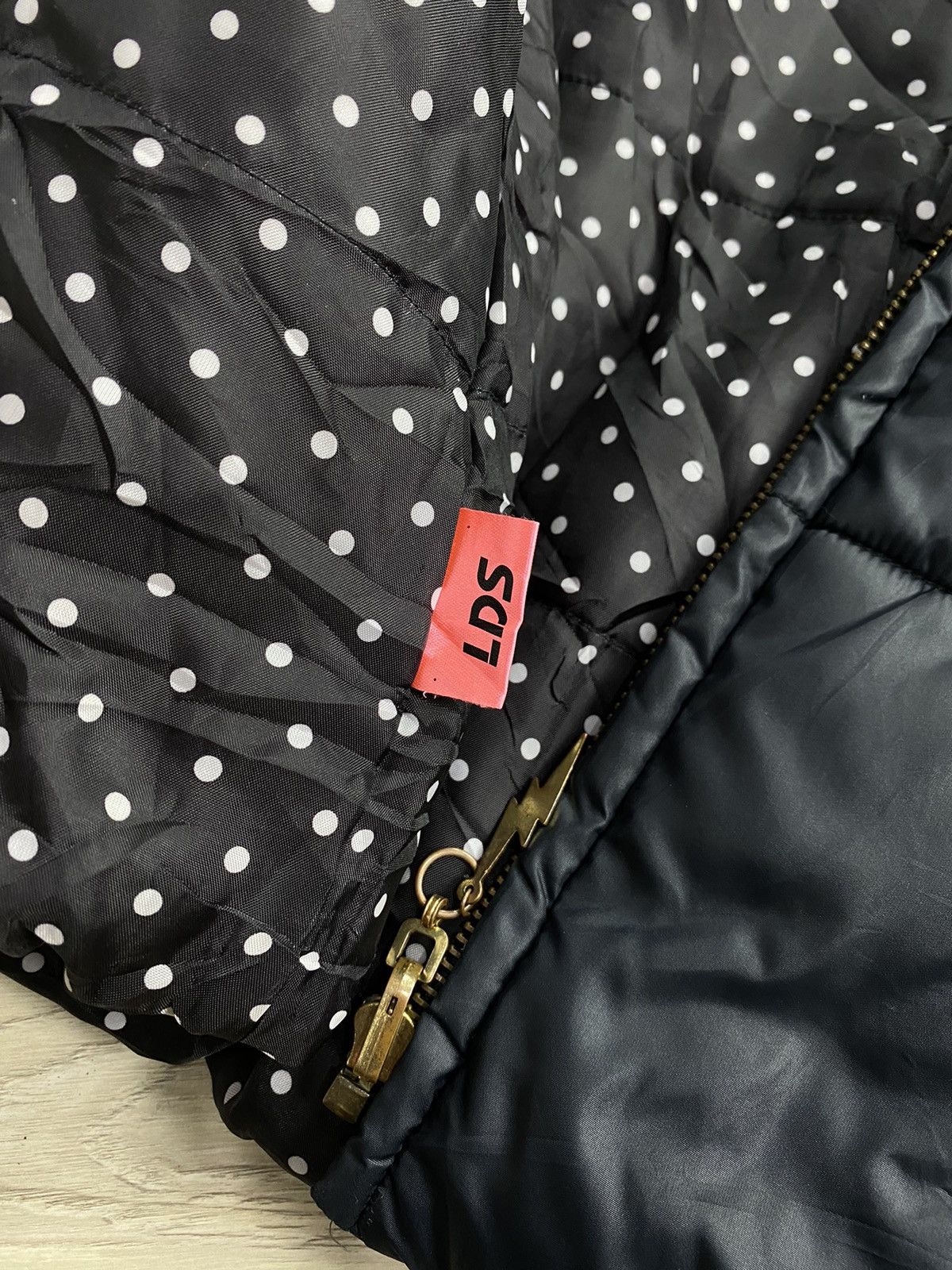 If Six Was Nine × Japanese Brand × Le Grande Bleu (L.G.B.) 2000s LDS reversible polkadot faux fur lgb style jacket Size US S / EU 44-46 / 1 - 5 Thumbnail