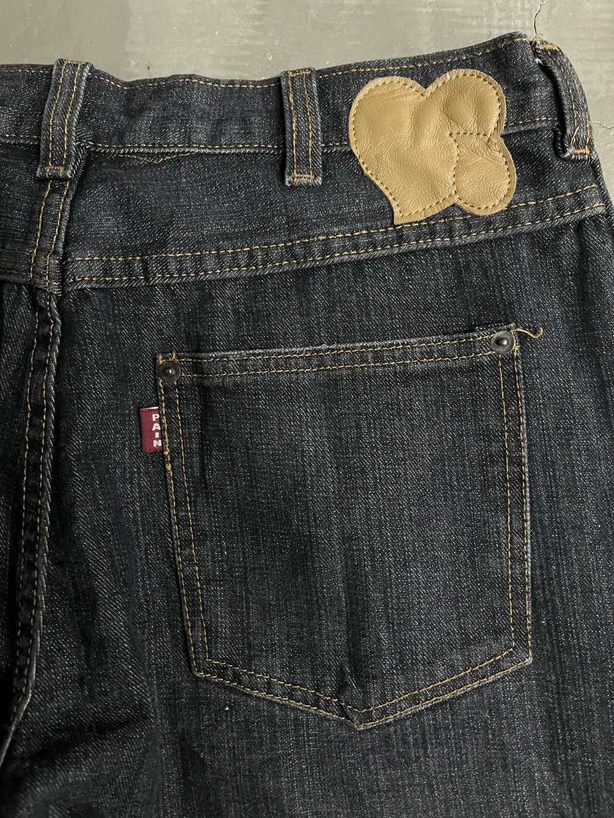 Number (N)ine Number (N)ine ‘Give Peace A Chance’ Patch Jeans Size US 32 / EU 48 - 7 Thumbnail