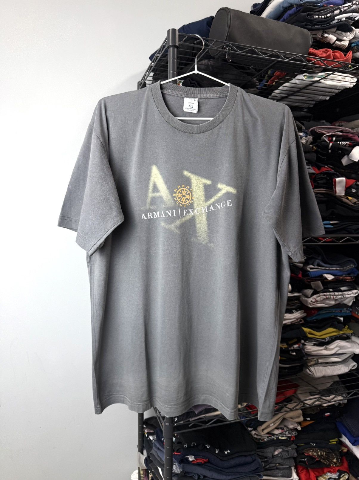 Armani Vintage Emporio Armani Archive T Shirt Luxury Size US L / EU 52-54 / 3 - 1 Thumbnail