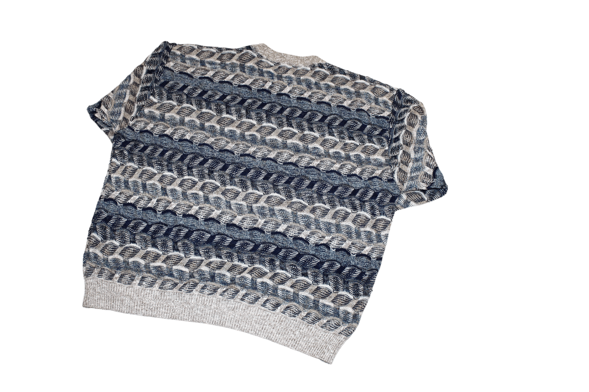 Vintage 80's Tessitore Blend Chunky Knit Cosby Baggy Sweater Size US M / EU 48-50 / 2 - 7 Thumbnail