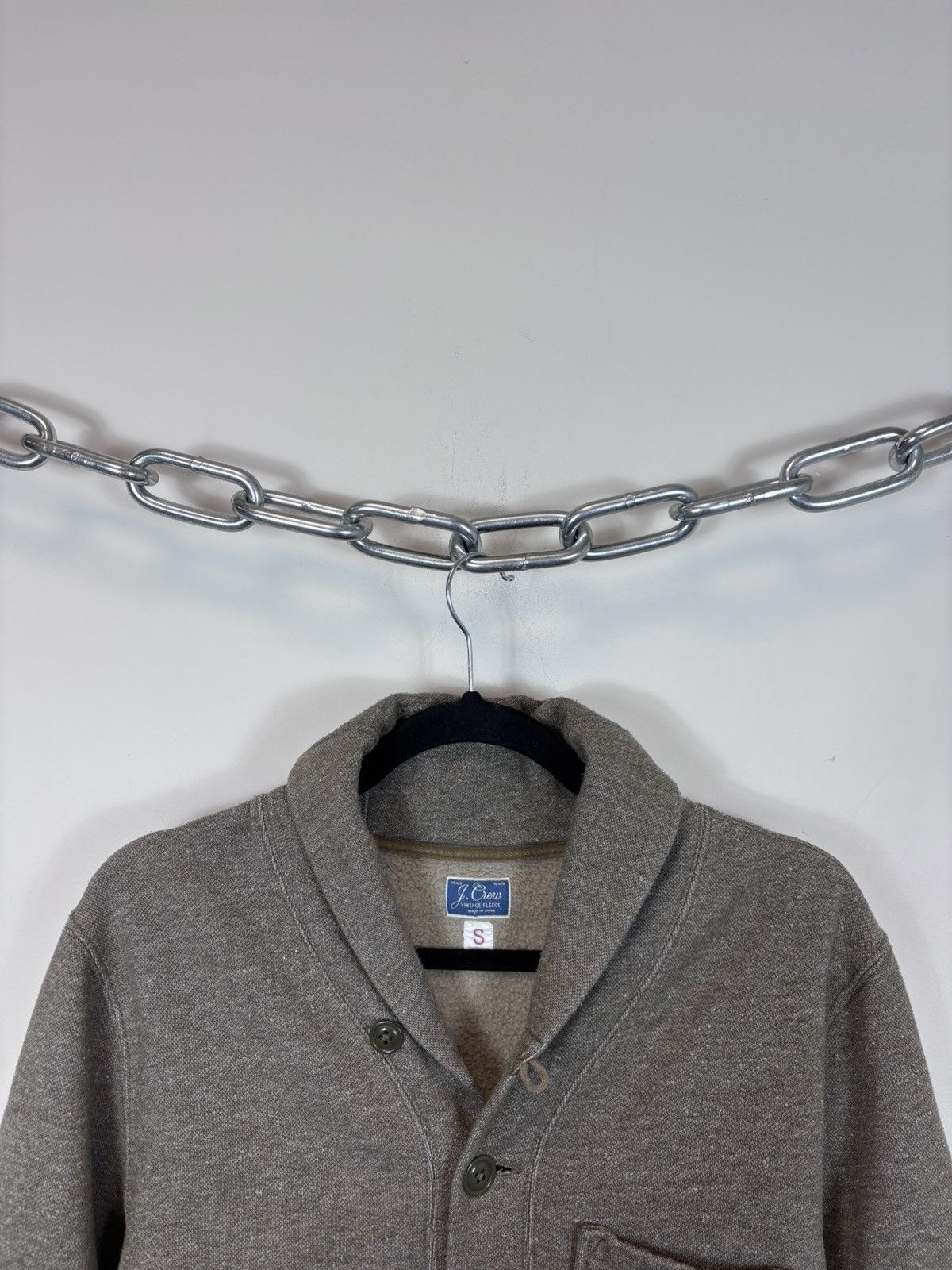 J.Crew J. Crew Men’s Vintage Fleece Shawl Collar Cardigan Sweater Size US S / EU 44-46 / 1 - 7 Thumbnail