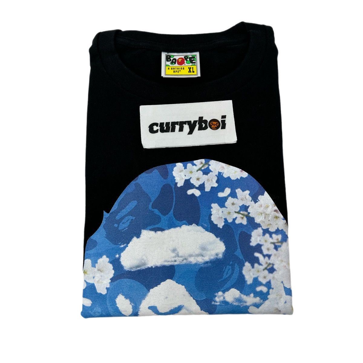 Bape BAPE Sakura Photo Ape Head Tee (SS21) Black Size US XL / EU 56 / 4 - 4 Thumbnail