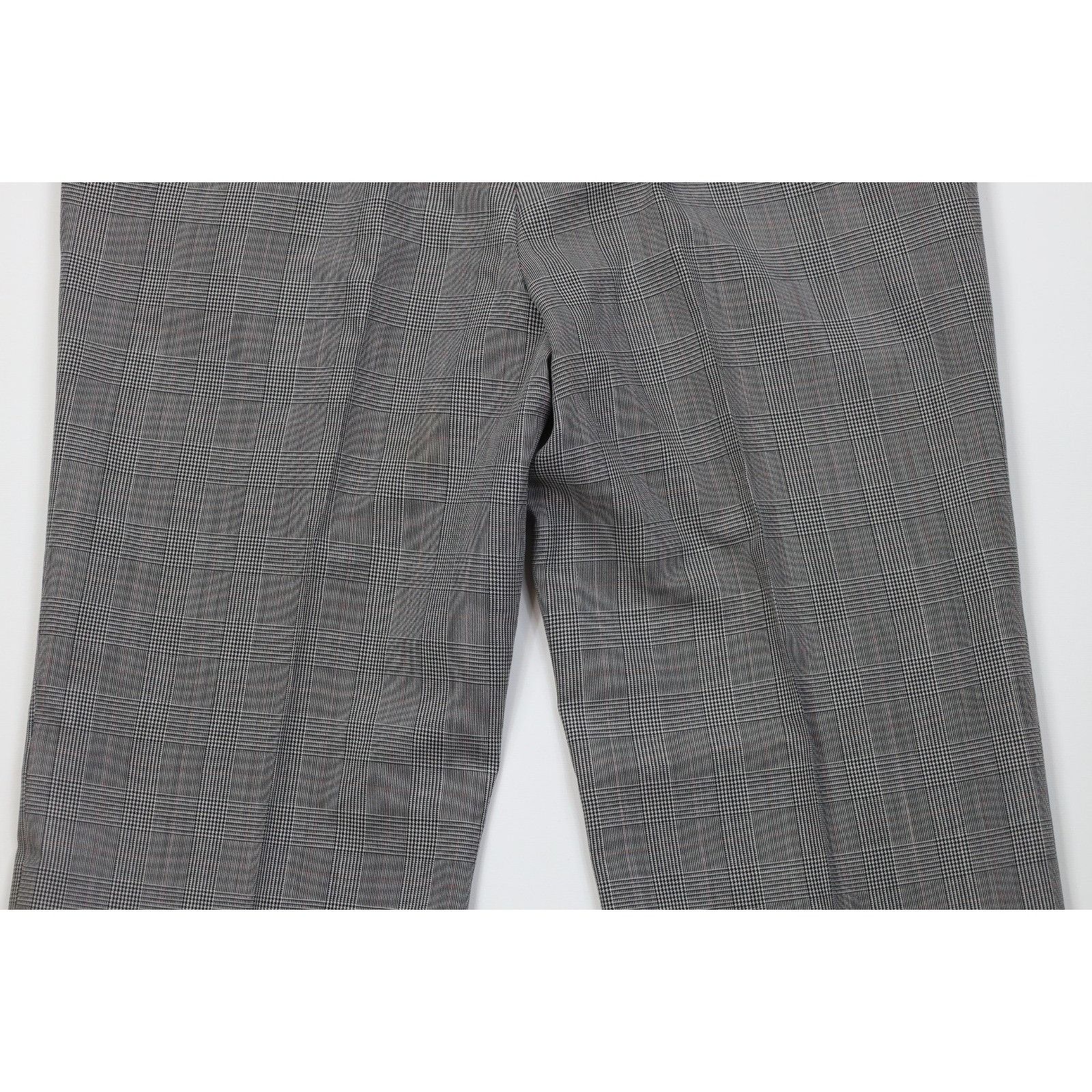 Vintage Vintage 70s Palm Beach 2 Piece Wool Suit Wedding Houndstooth Size 44L - 20 Thumbnail