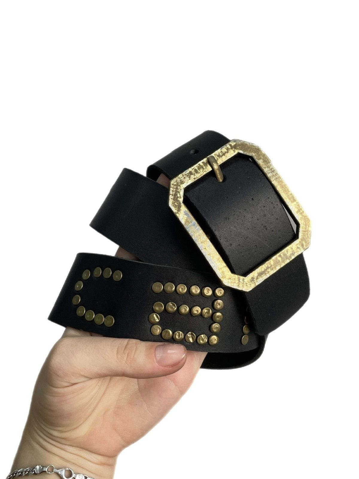 Carhartt Carhartt black studded belt y2k streetwear hype Size ONE SIZE - 11 Thumbnail