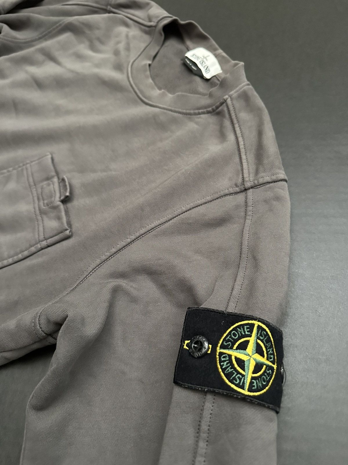 Stone Island Stone Island Pocket Crewneck Sweatshirt Charcoal Gray m vtg Size US M / EU 48-50 / 2 - 1 Thumbnail