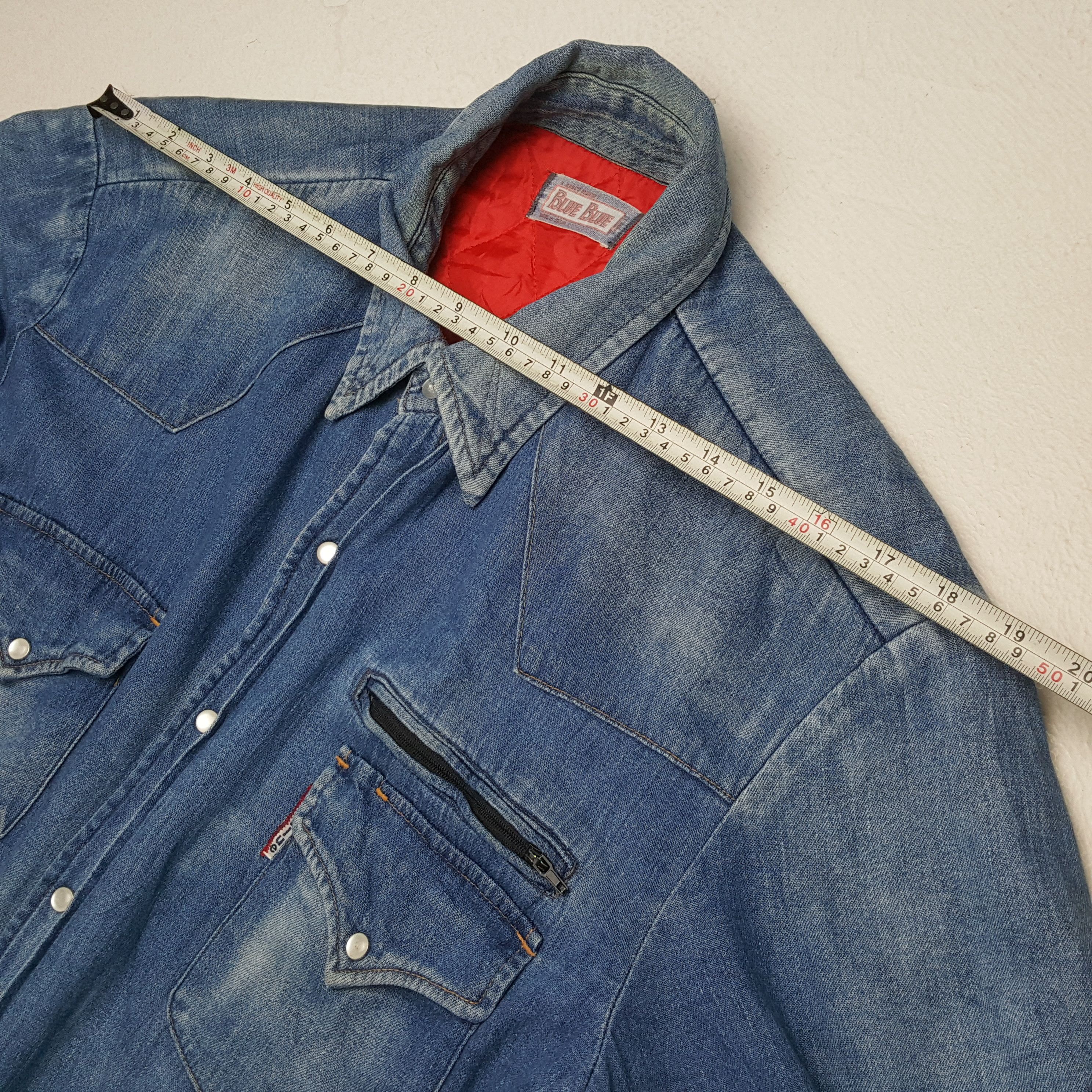 Blue Blue Japan × Japanese Brand × Vintage BLUE BLUE Japanese Fashion Style Shirt Size US M / EU 48-50 / 2 - 4 Thumbnail