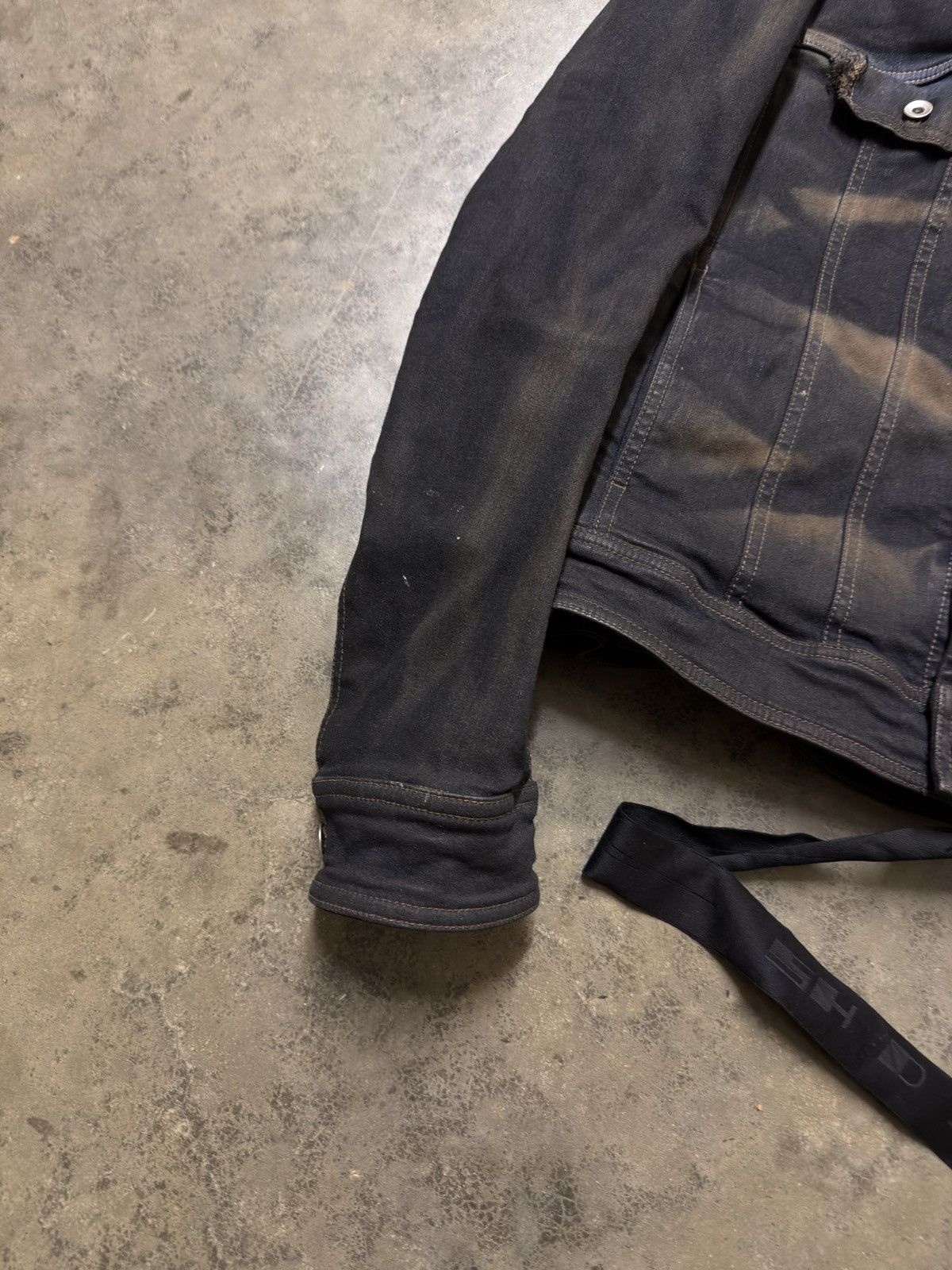 Rick Owens Rick Owens FW23 ‘Luxor’ Mud Washed Trucker Jacket Size US M / EU 48-50 / 2 - 3 Thumbnail