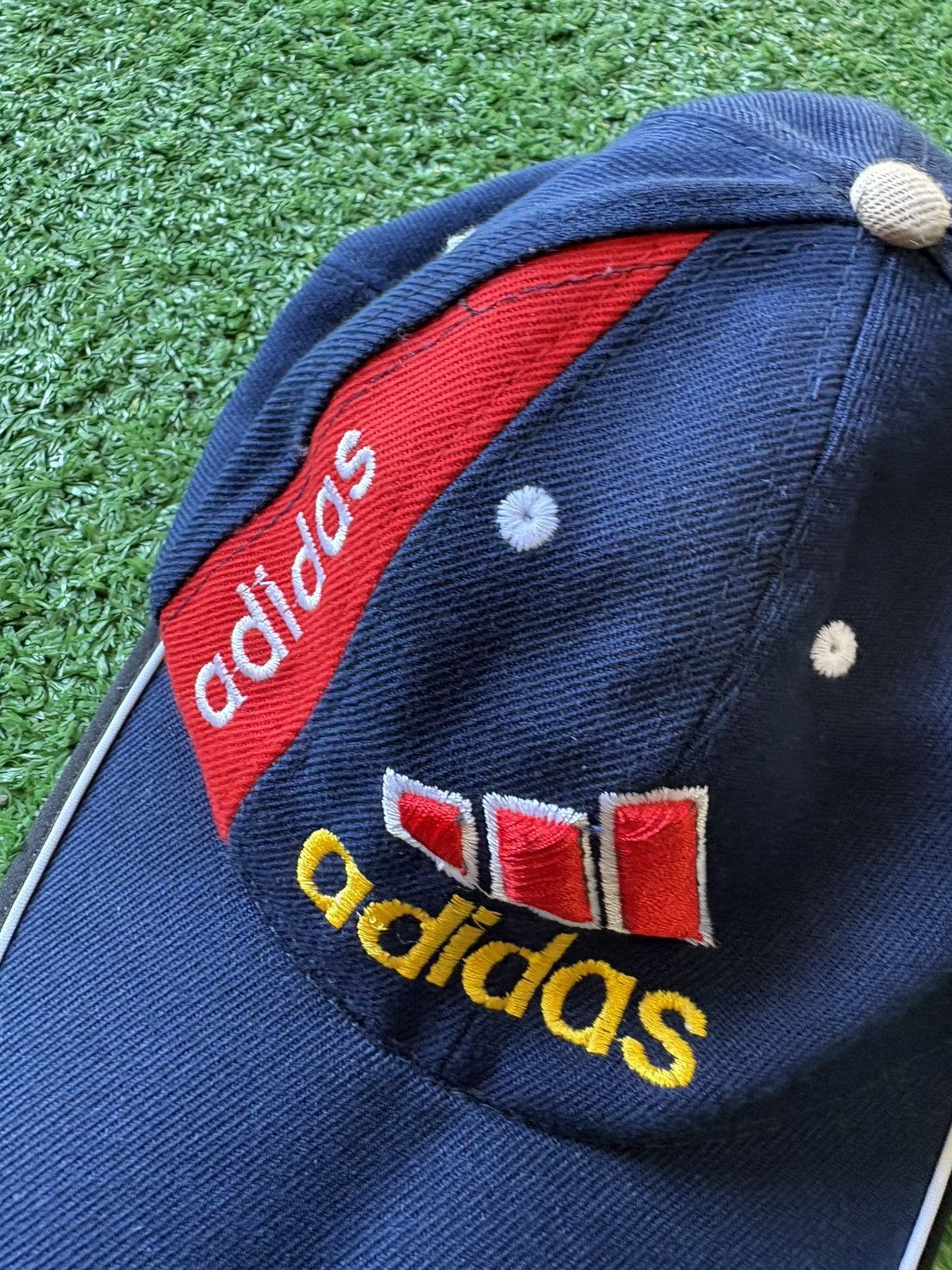 Adidas × Vintage Vintage 1990s Adidas Hat Size ONE SIZE - 2 Thumbnail