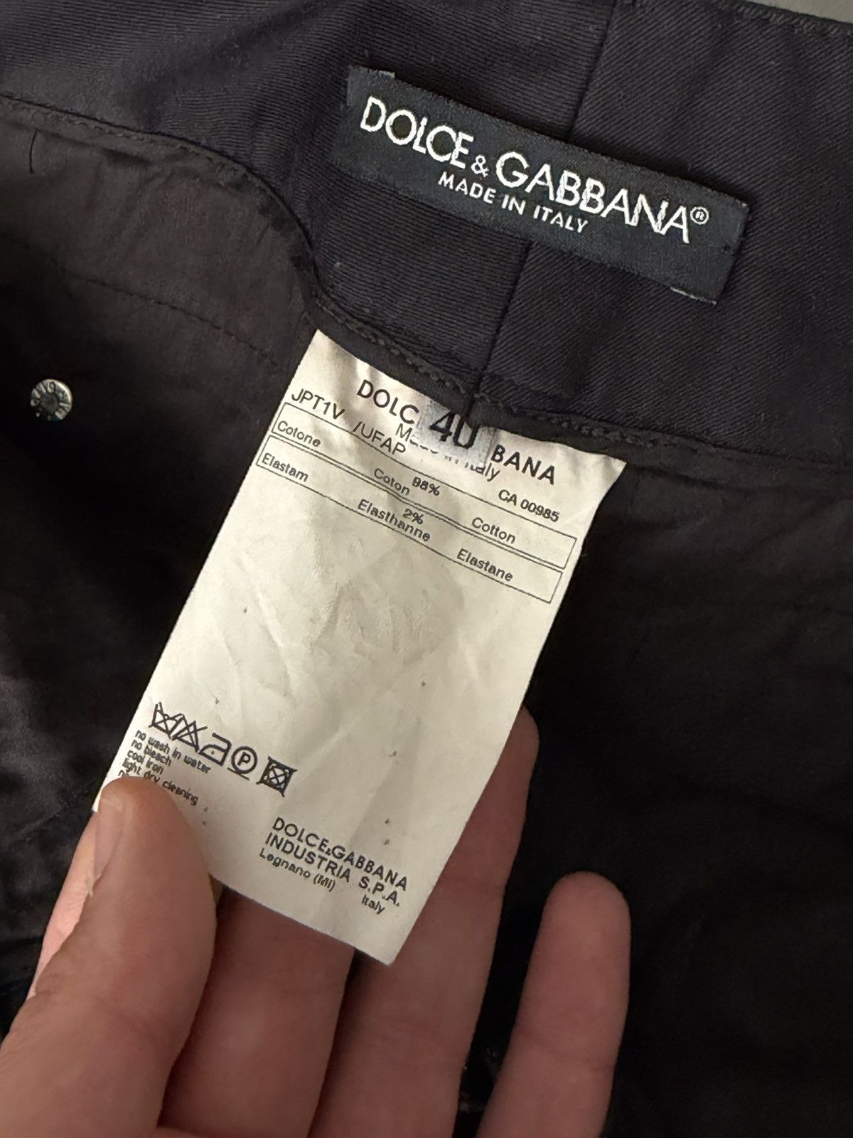 Dolce & Gabbana Dolce Gabbana DG Chain Pants Size 27" / US 4 / IT 40 - 7 Thumbnail