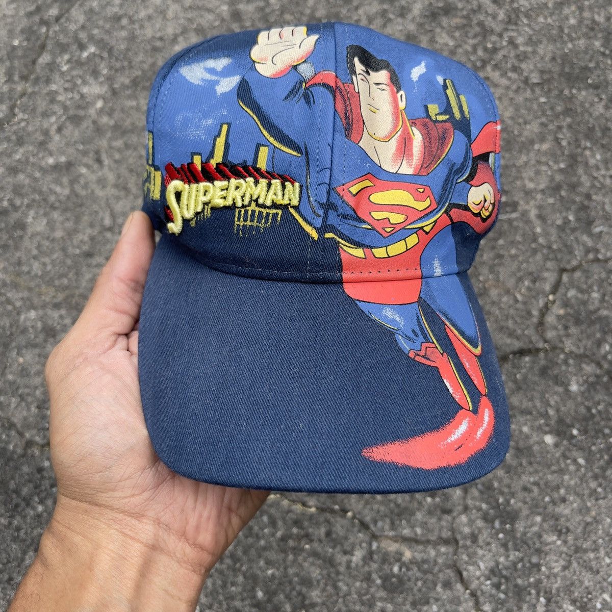 DC Comics × Vintage Vintage SUPERMAN Cap Size ONE SIZE - 1 Thumbnail