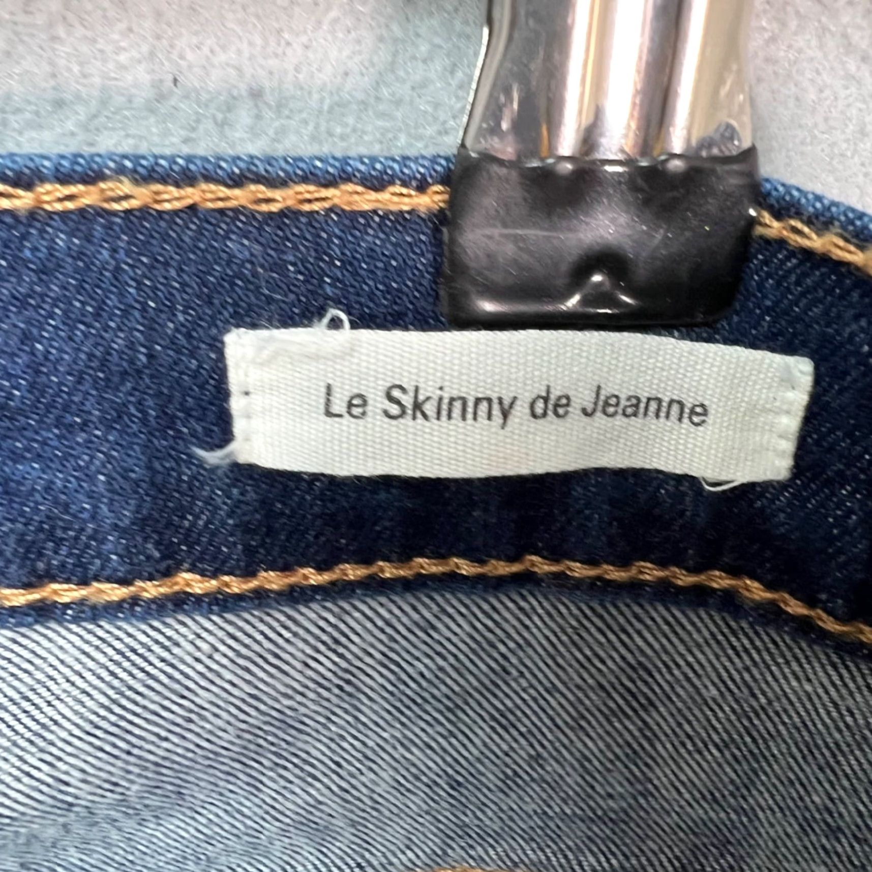 Frame FRAME Jeans Women's 28 Le Skinny De Jeanne Mid Rise Stretch Denim Pants Blue 5-Pocket Design Size 28" / US 6 / IT 42 - 4 Thumbnail