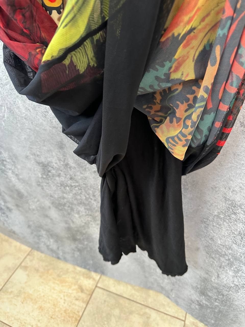 Desigual × Karl Lagerfeld Desigual By Karl Lagerfeld Florecilla Dress Floral Mesh Size L / US 10 / IT 46 - 8 Thumbnail