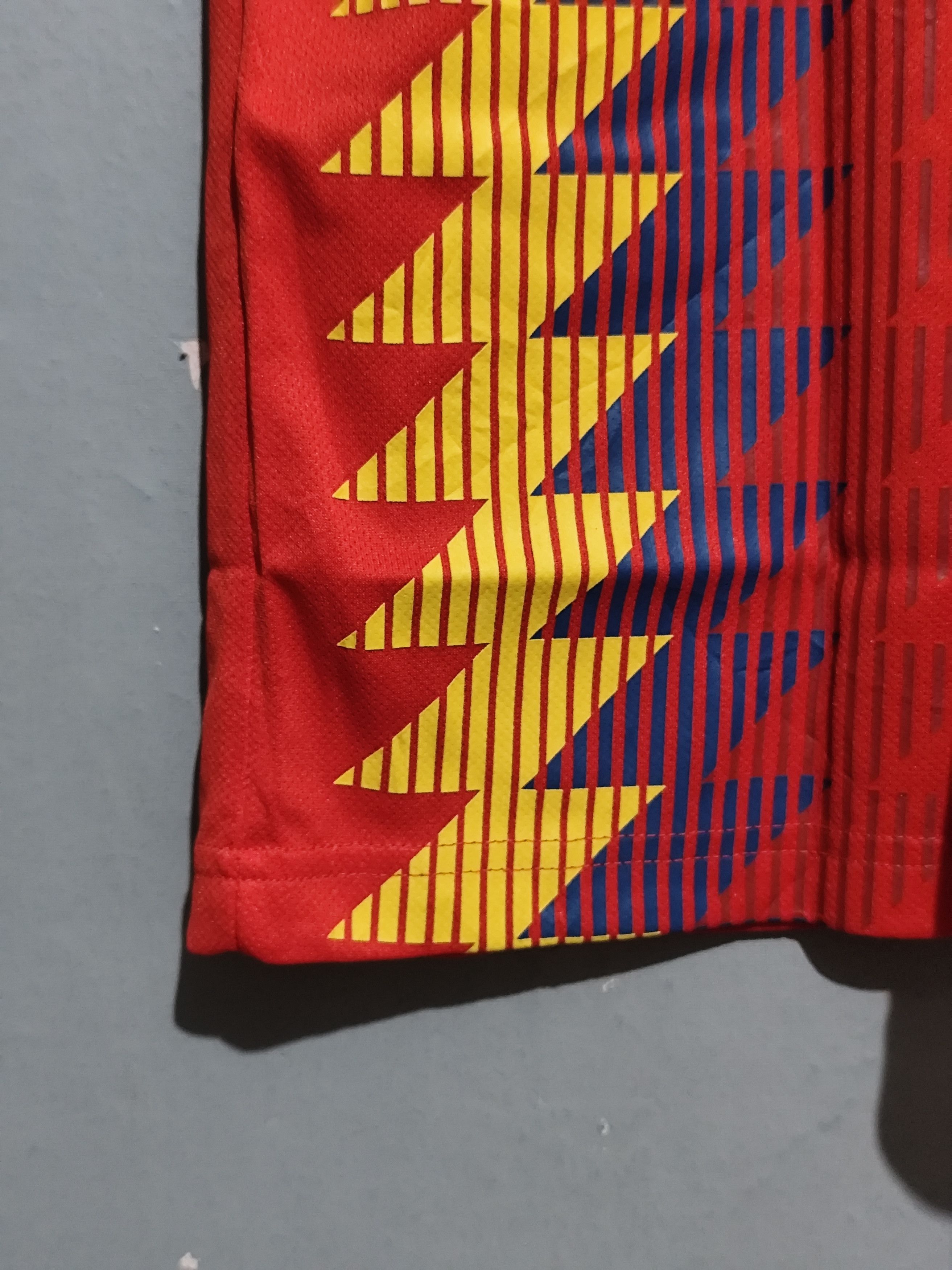 Adidas Adidas x Spain #15 Ramos World Cup 2018 Home Jersey Size US L / EU 52-54 / 3 - 10 Thumbnail