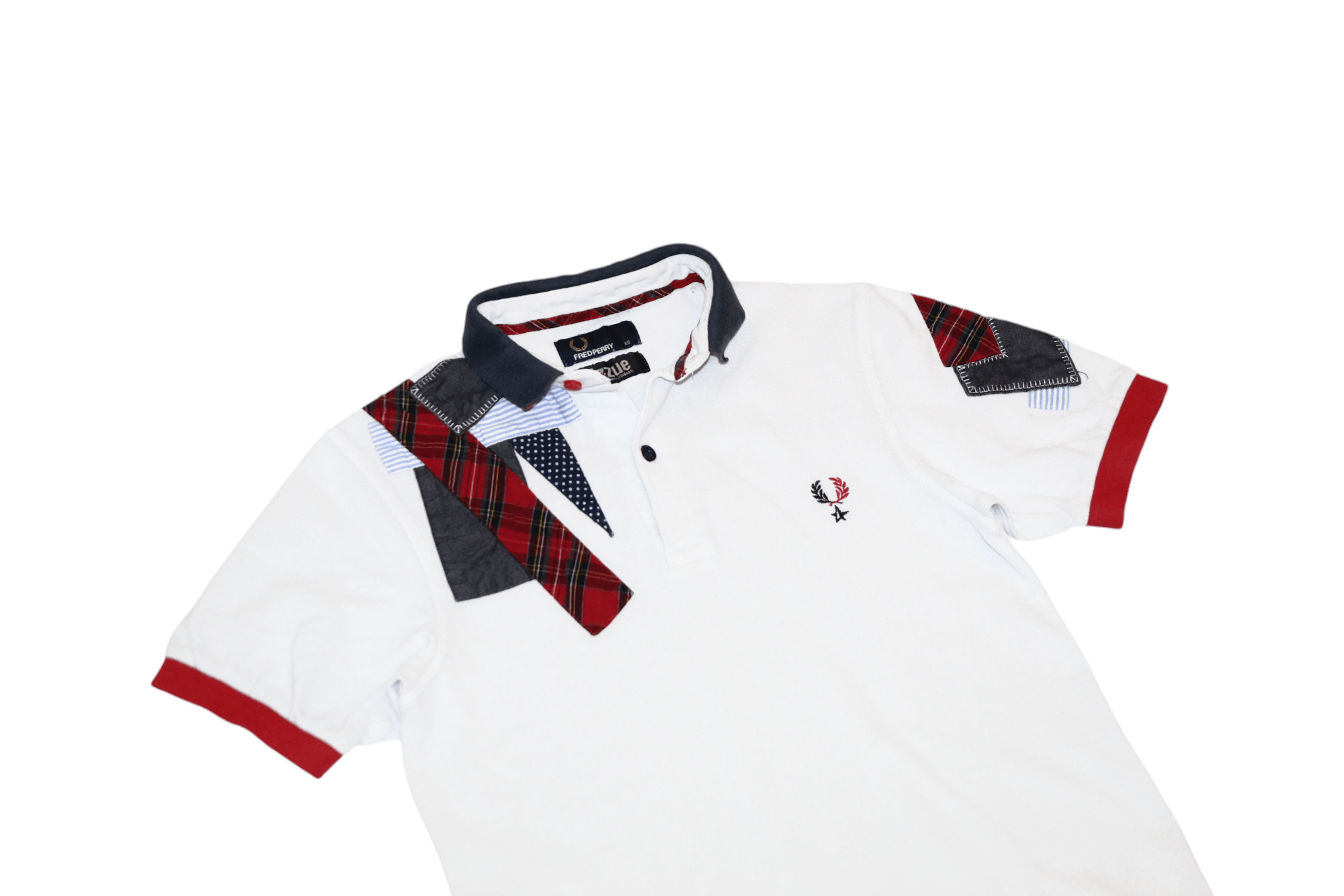 Fred Perry Fred Perry x IZZUE Patchwork Pique Polo Shirt Size US XS / EU 42 / 0 - 2 Thumbnail