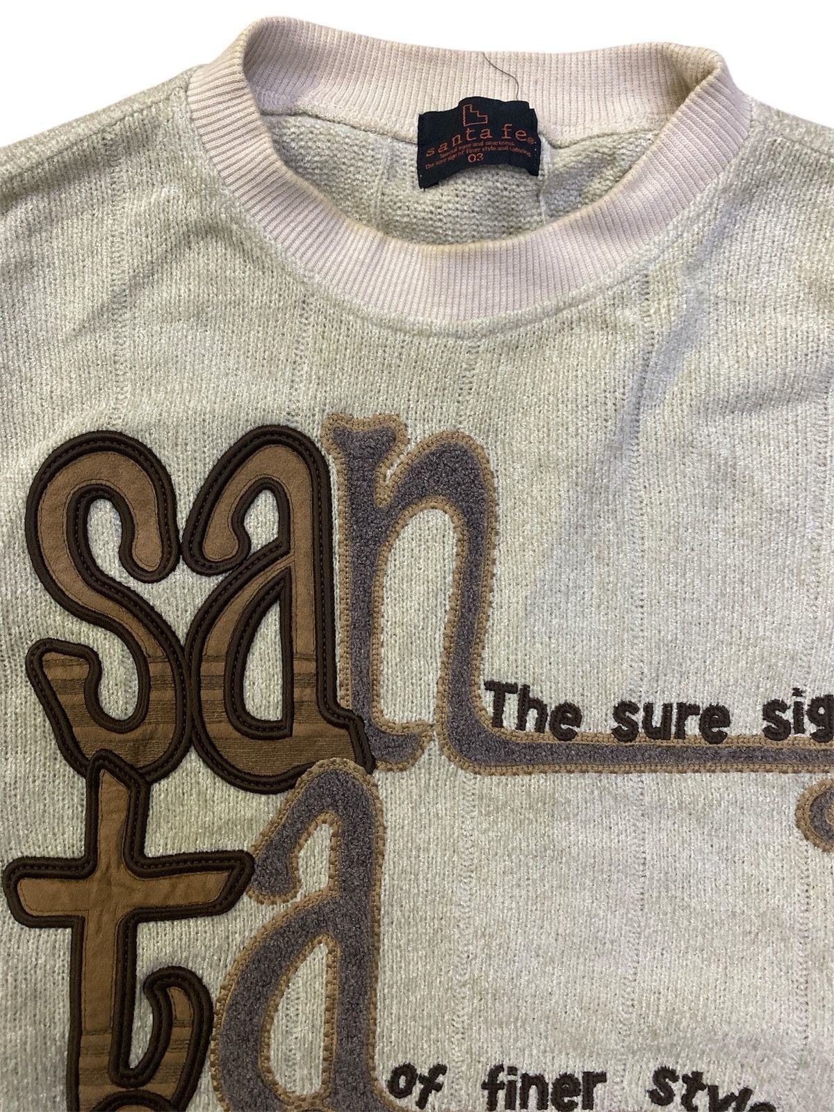 Japanese Brand × Vintage Vintage Santa Fe Knitted Sweater Size US S / EU 44-46 / 1 - 5 Thumbnail