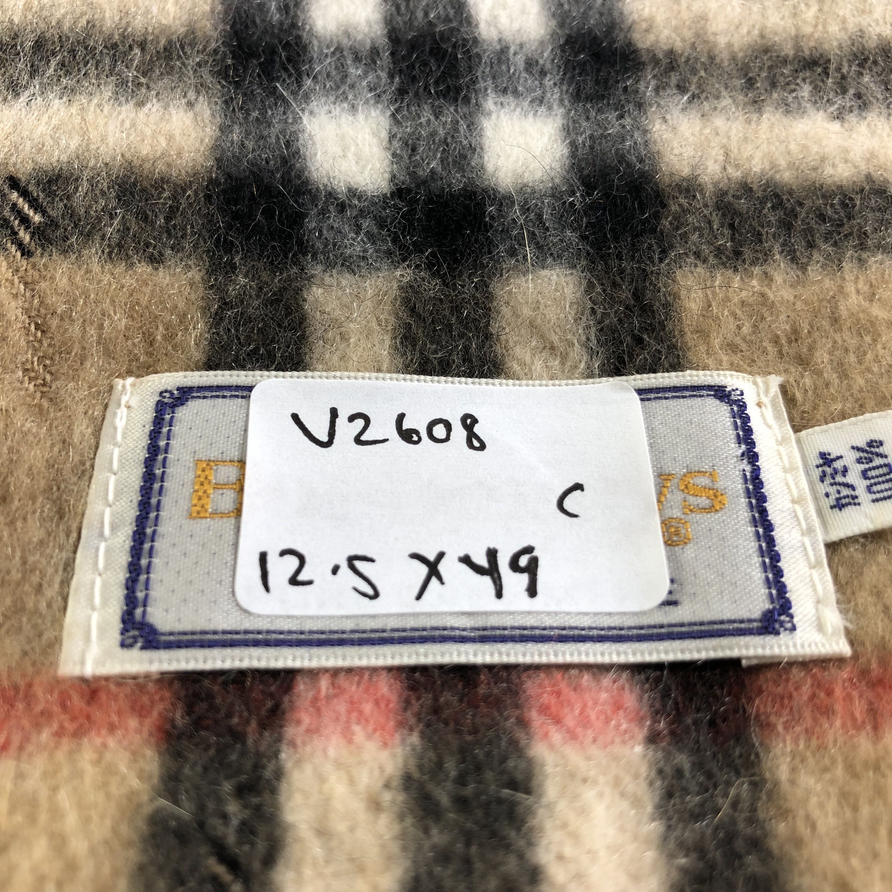 Burberry Burberrys Tan Nova Check Scarf Muffler Wool V2608 Size ONE SIZE - 16 Thumbnail