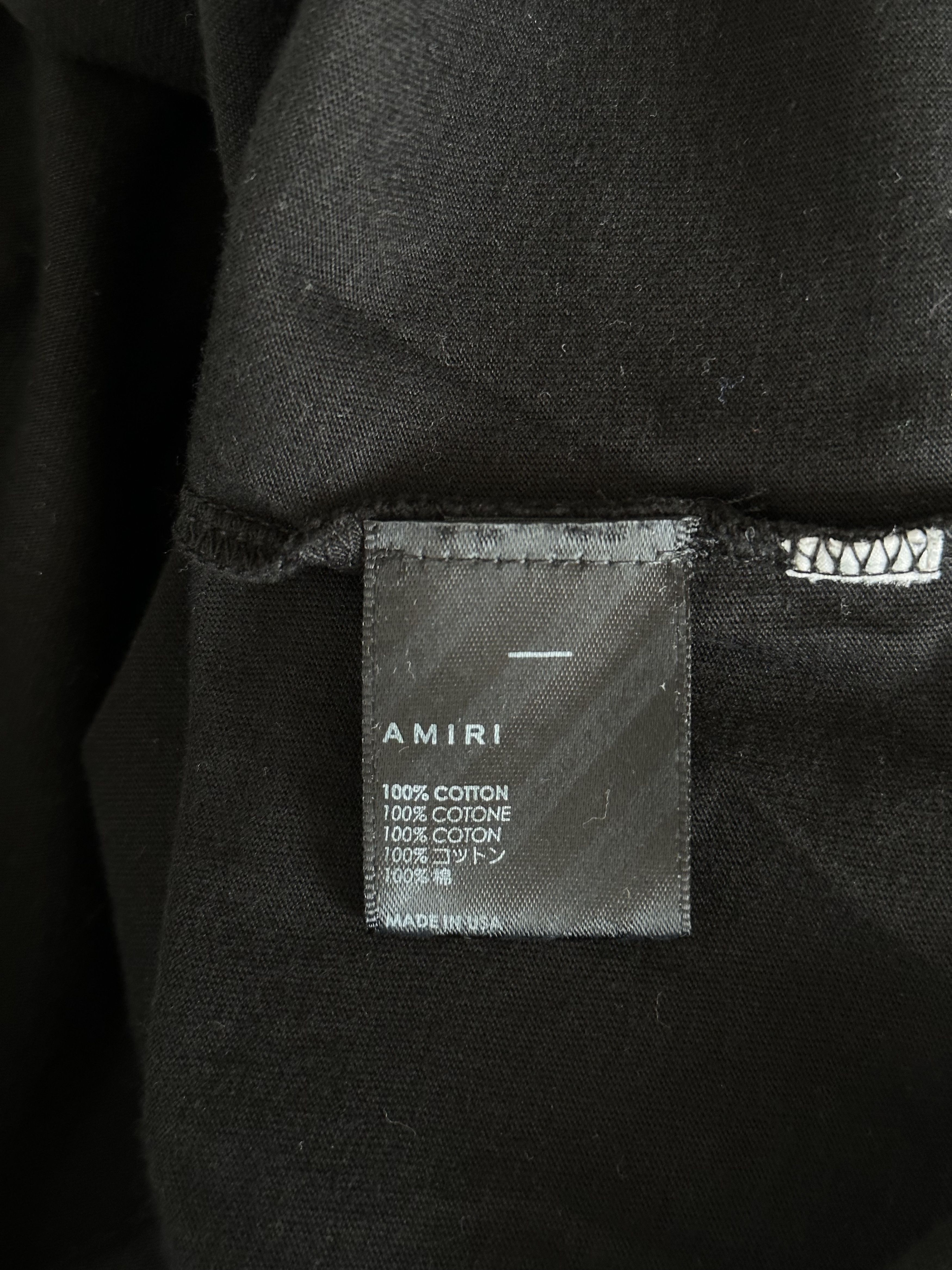 Amiri Amiri Black Gradient Bones T-Shirt Size US XXL / EU 58 / 5 - 4 Thumbnail
