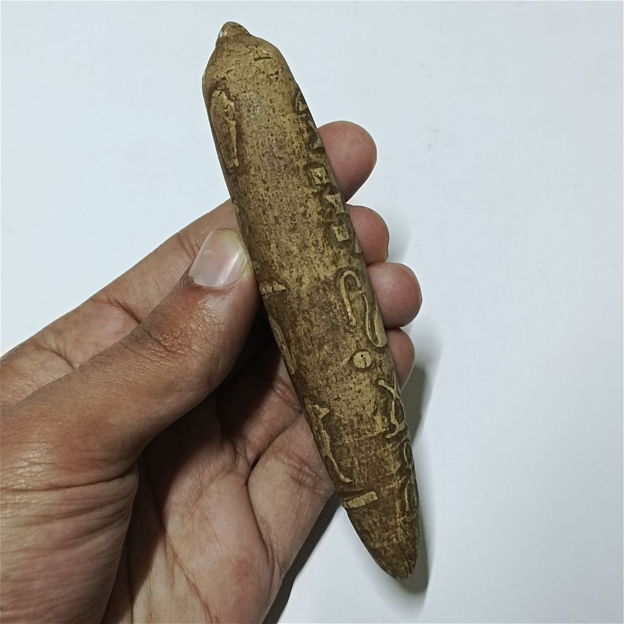 Other Hand-carved Egyptian piece with ancient symbols collectible Size ONE SIZE - 10 Thumbnail