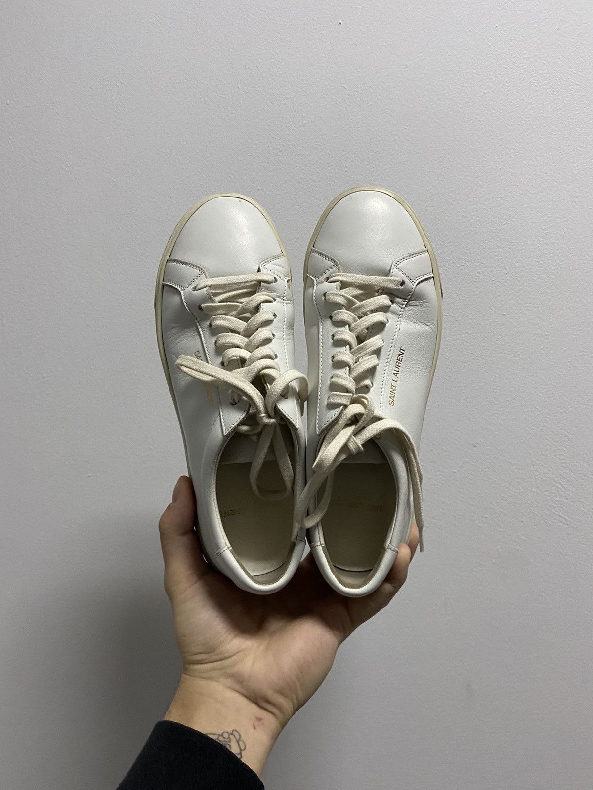 Saint Laurent Paris Saint Laurent Paris Low Top Vintage Shoes Sneakers Size US 7 / IT 37 - 6 Thumbnail