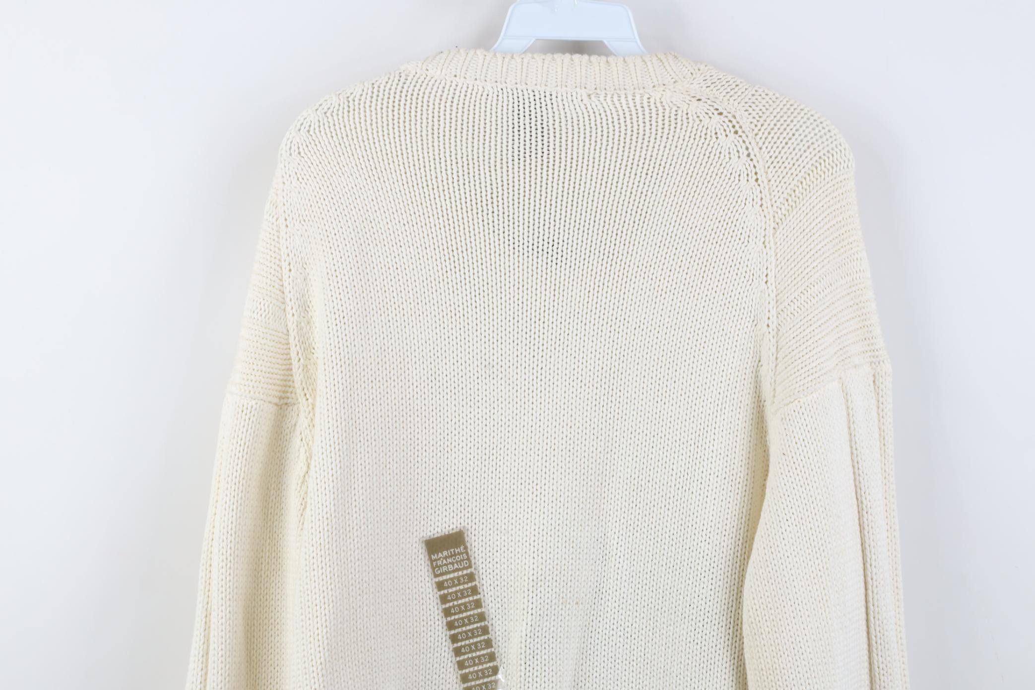 Marithe + Francois Girbaud Deadstock Vintage 90s Marithe Francois Girbaud Sweater Size US XL / EU 56 / 4 - 14 Thumbnail