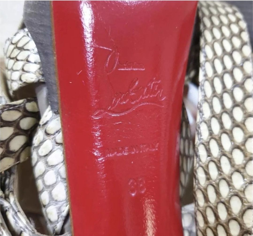 Christian Louboutin Christian Louboutin Platform Sandals Sz.38 Size US 7 / IT 37 - 7 Thumbnail