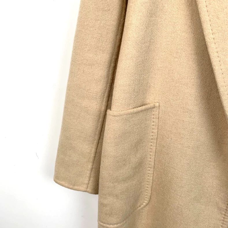 Max Mara Max Mara Brown Camel Fleece Lapel Belt Coat Size M / US 6-8 / IT 42-44 - 4 Thumbnail