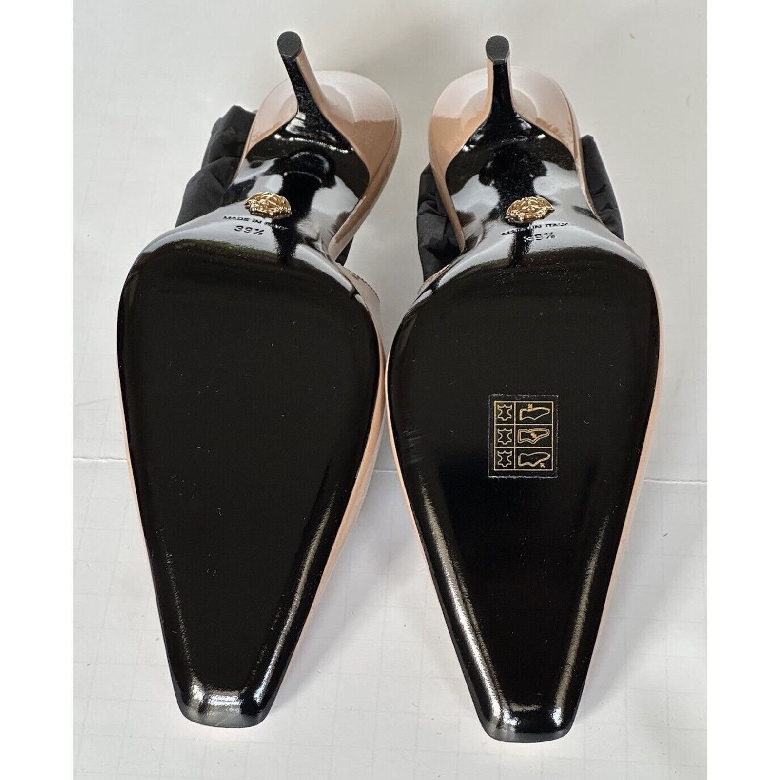 Versace Versace Sling Back Leather Pump Shoes Blush 10 US 1012127 Size US 10 / IT 40 - 11 Thumbnail